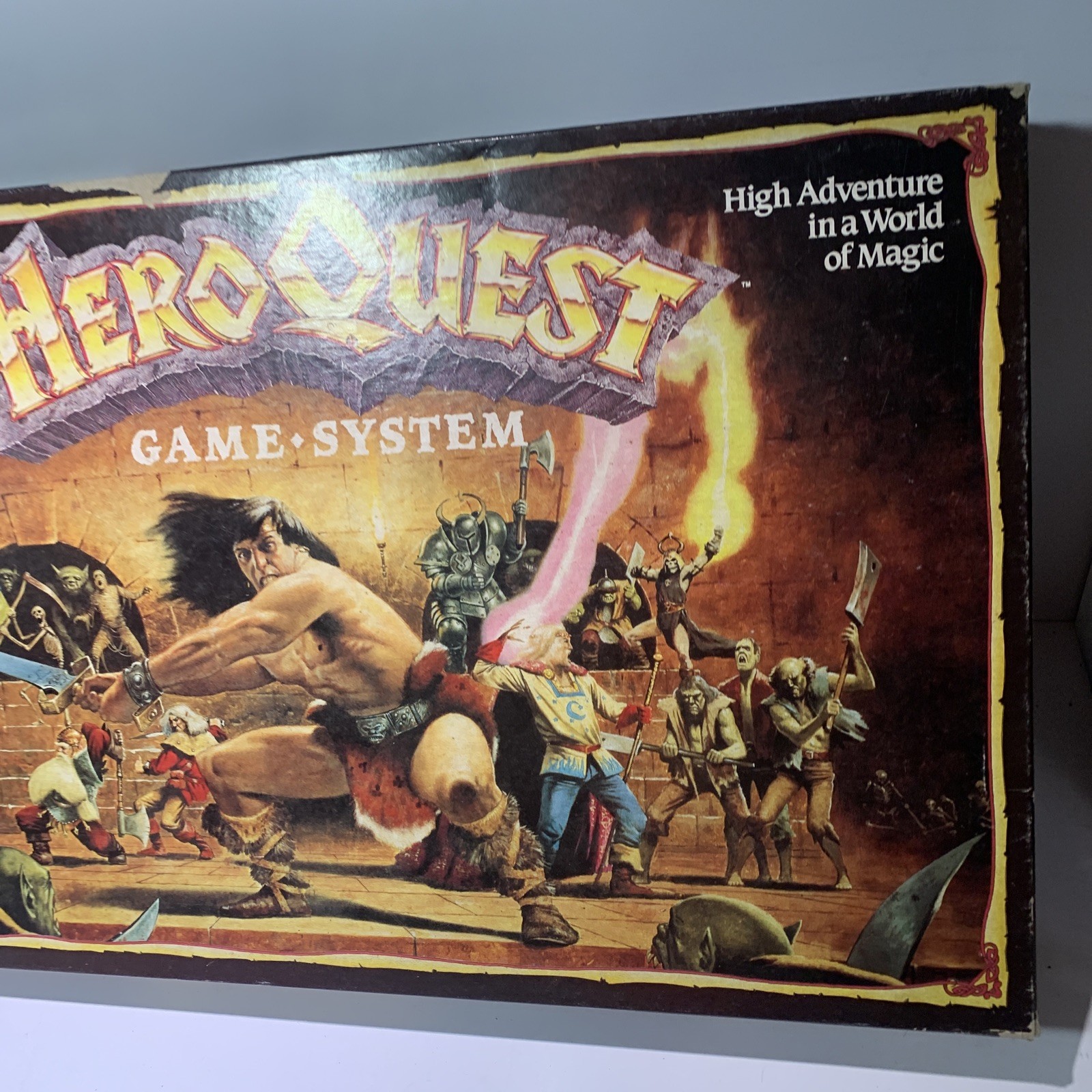 MB Hero Quest Board Game 1989-1990 + Kellar’s Keep Near Complete