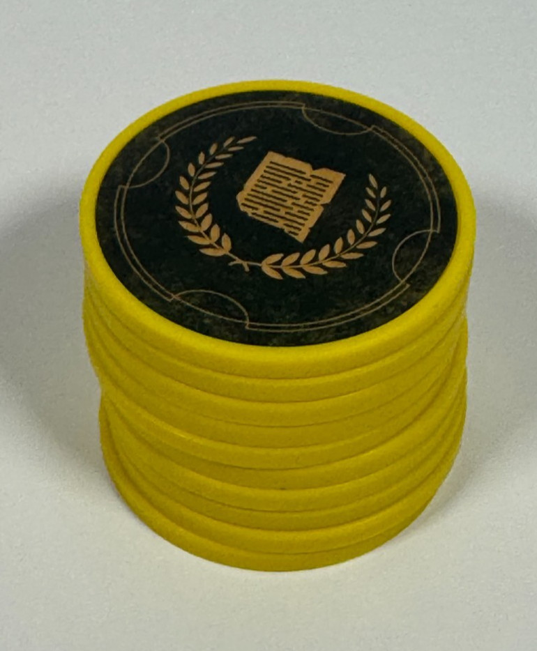 Hoplomachus Victorum Board Game Opportunity Chips Set of 10 COMPLETE Chip Theory