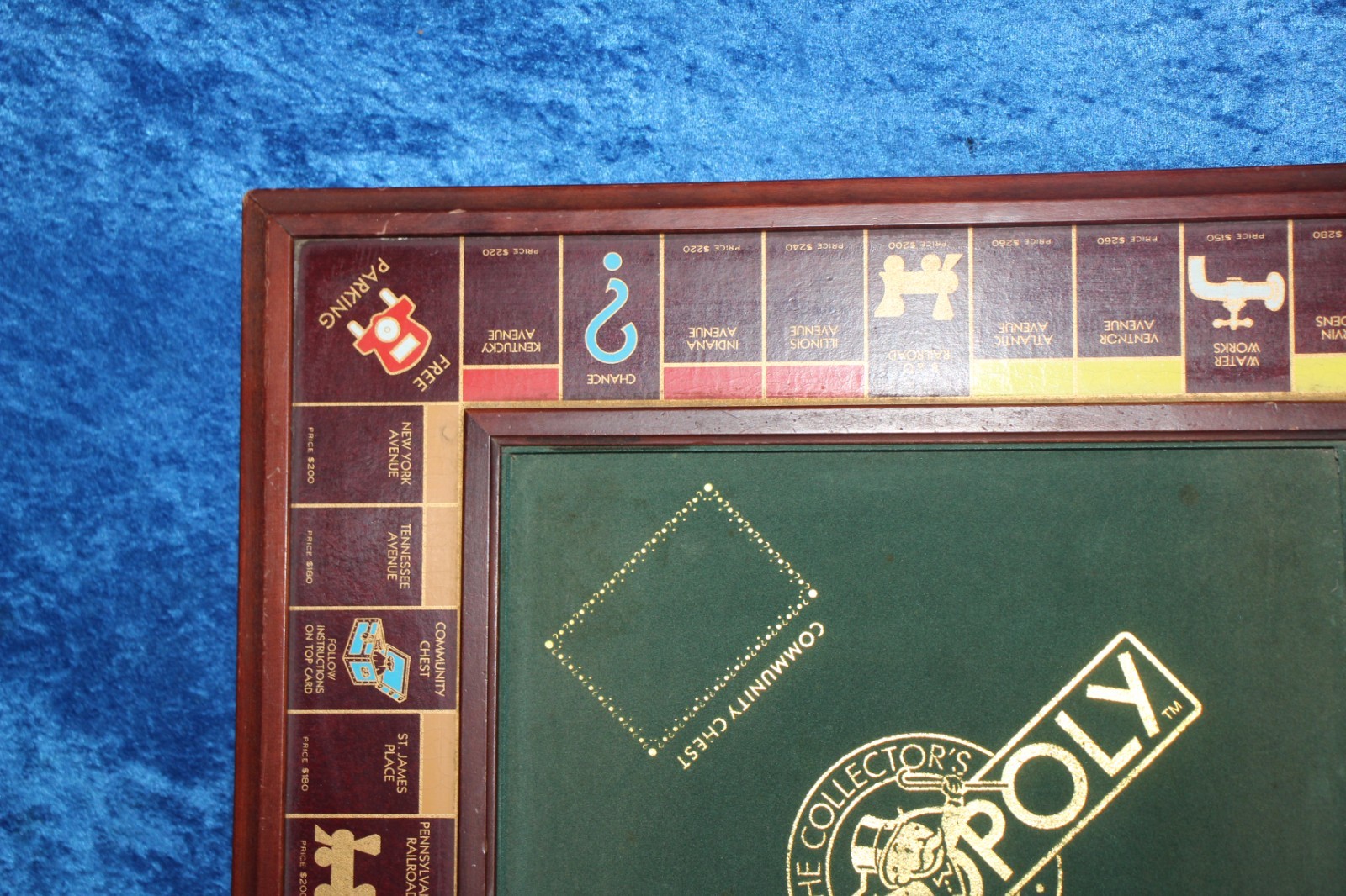 Monopoly Collector’s Edition 1991 Franklin Mint Wooden Luxury Board Game