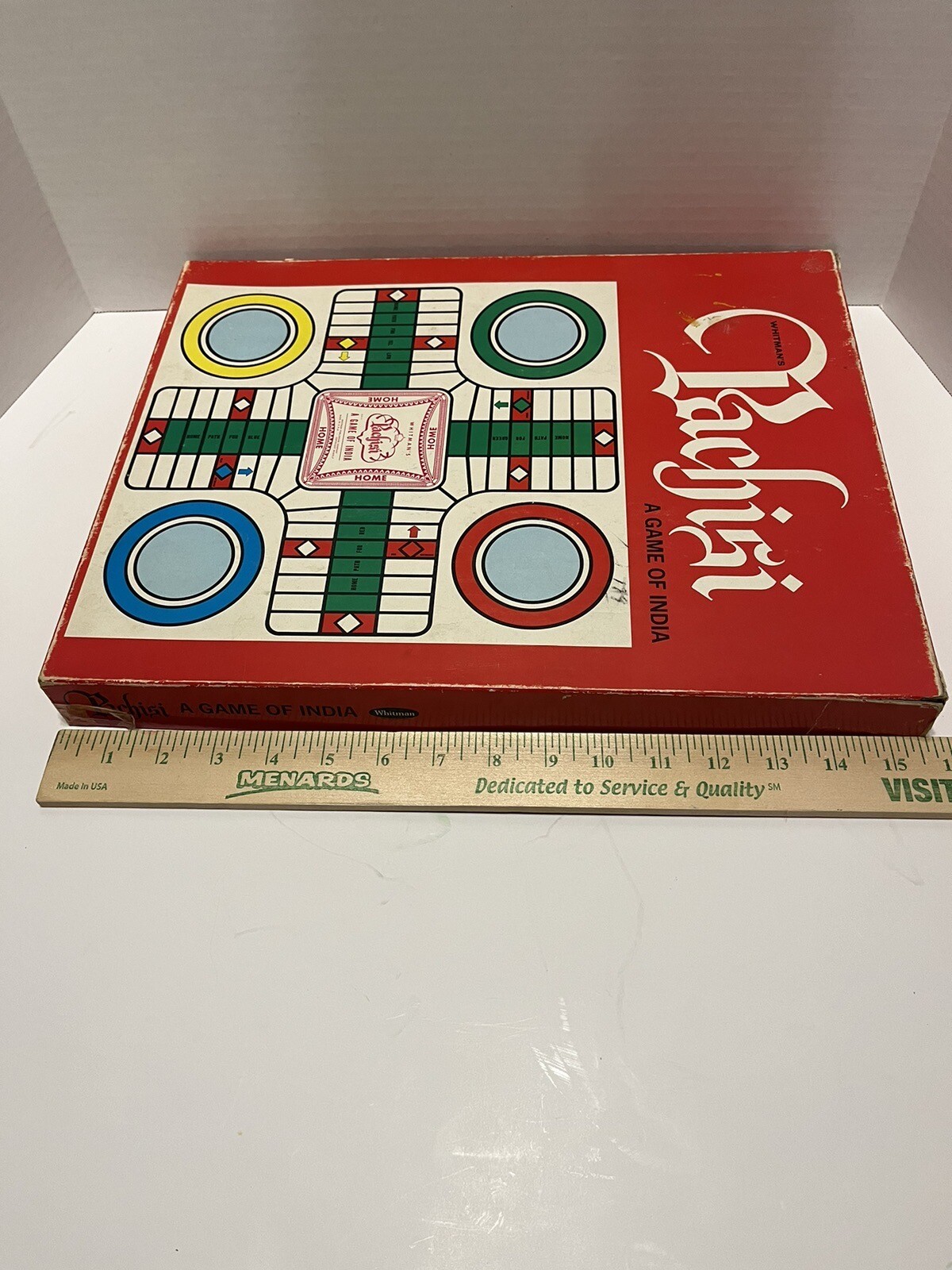 Pachisi A Game of India Board Game Whitman Vintage 1963 COMPLETE *See pics*