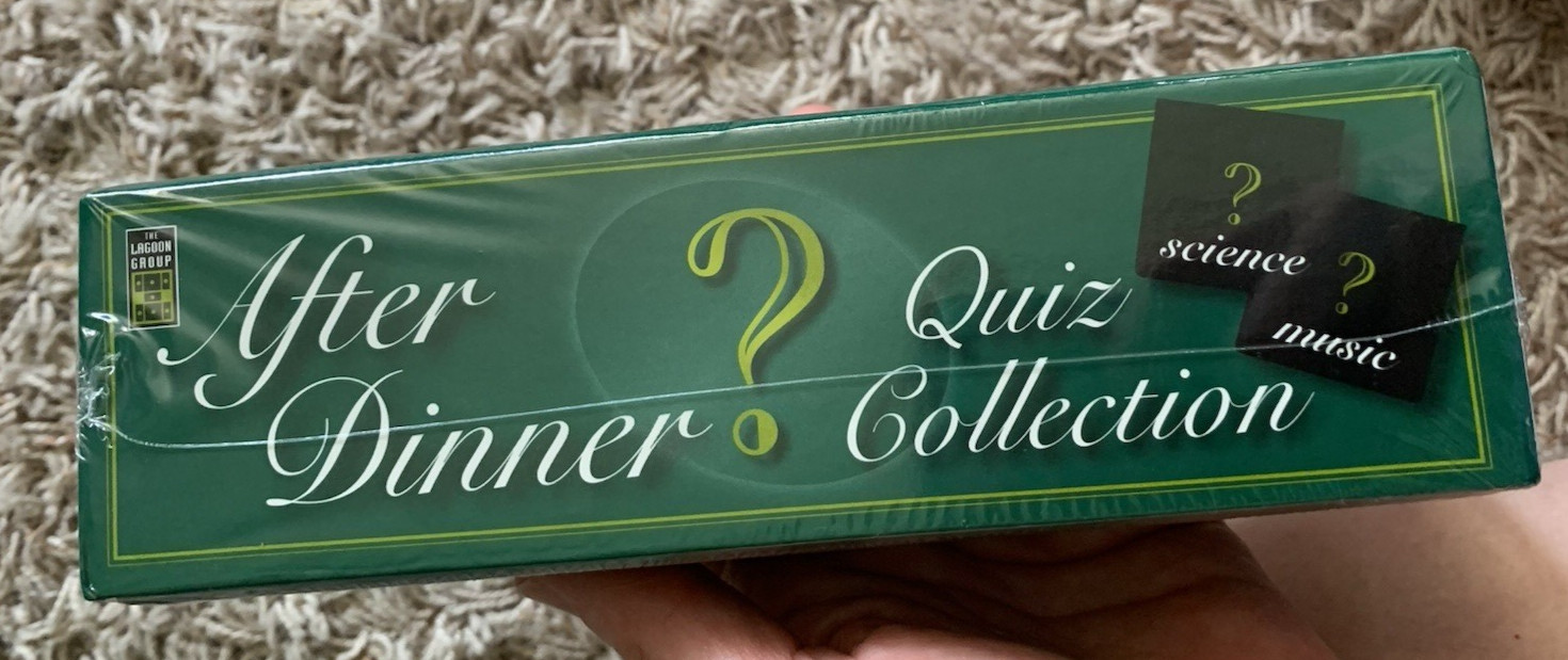 The Lagoon Group After Dinner Quiz Collection Game 6 Categories of Questions