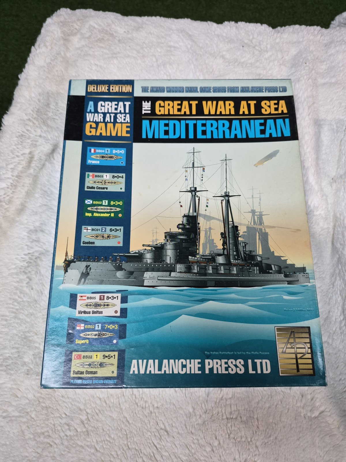 Great War at Sea #1 – The Mediterranean (2nd Edition, 1st Printing) Unpunched