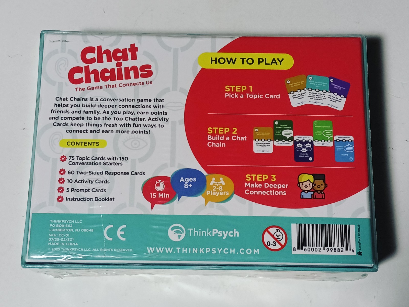 [NEW] Chat Chains – The Game That Connects Us – ThinkPsych (2025)