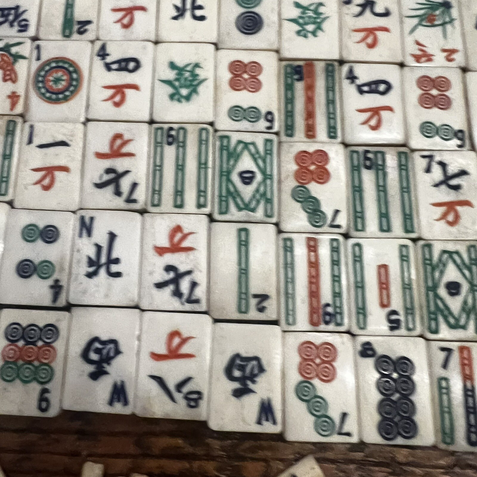 Antique Mahjong Set 1923 Yamanaka Co New York