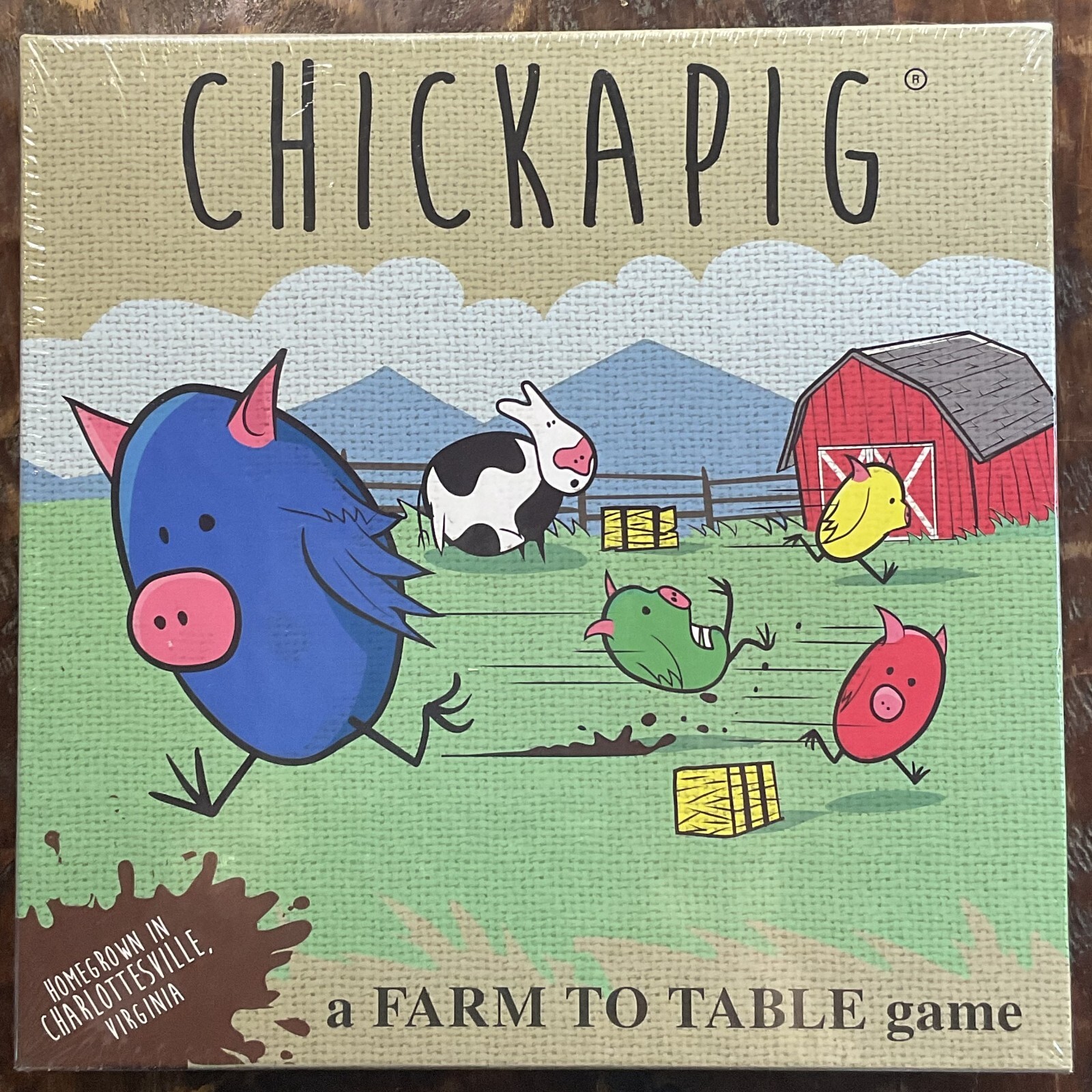 Buffalo Games Chickapig A Farm To Table Family Board Game New & Sealed