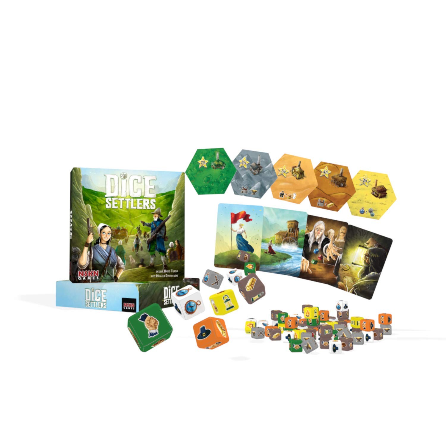 Board & Dice Dice Settlers