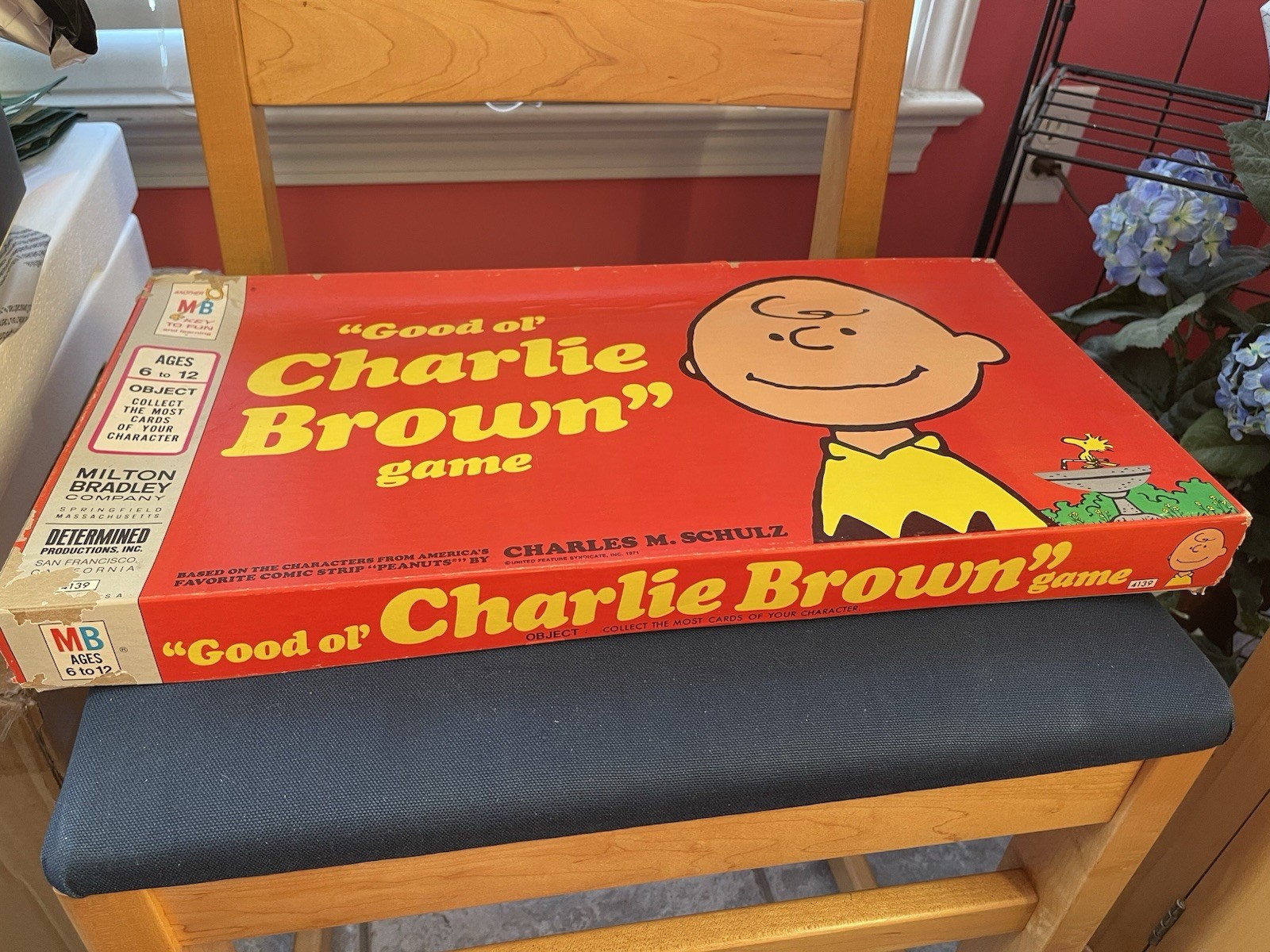 1971 GOOD OL’ CHARLIE BROWN Board Game Milton Bradley Peanuts Family Fun Vintage