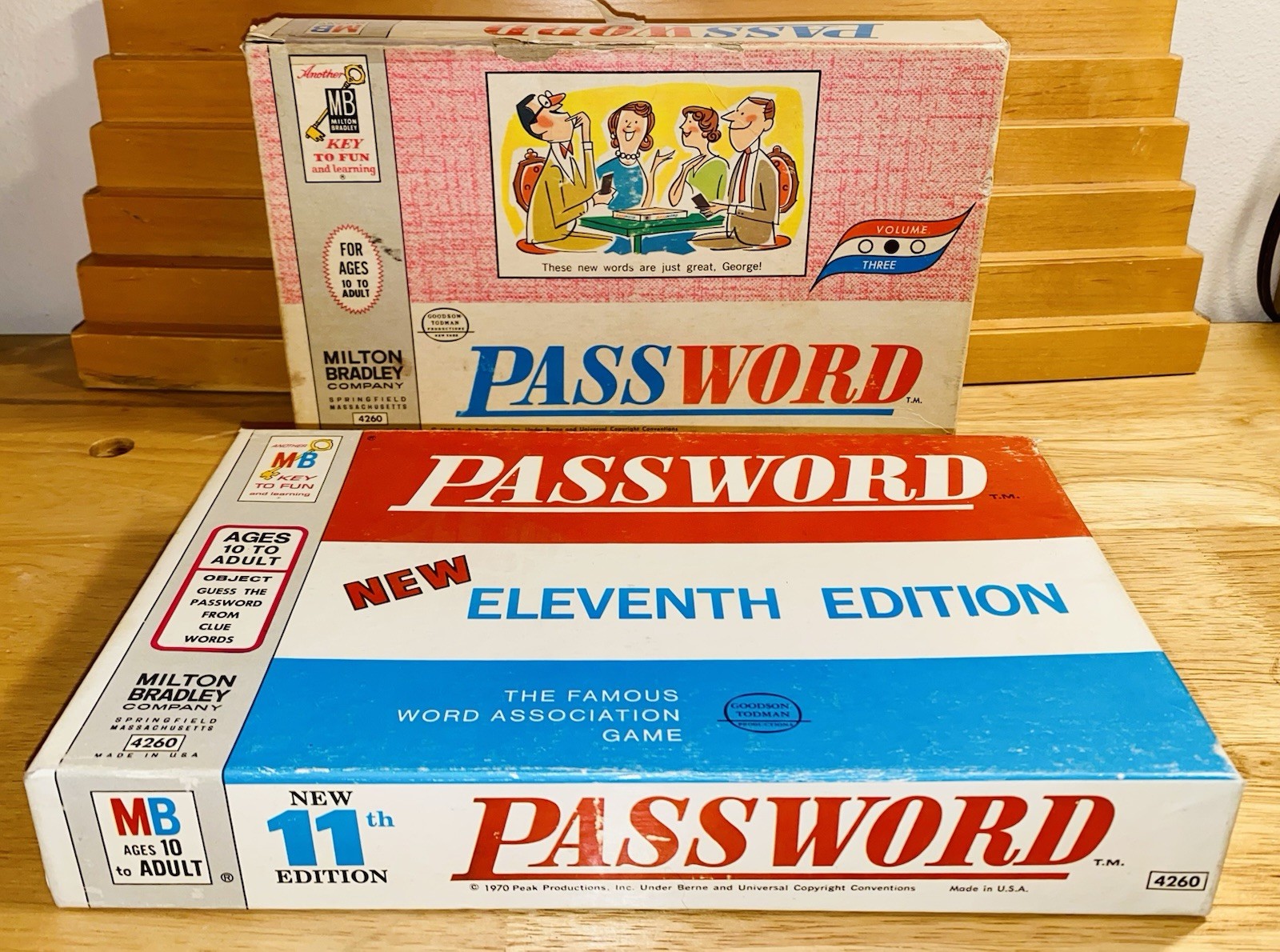 Vintage Password TV Game Lot Milton Bradley 1963 1973 Complete