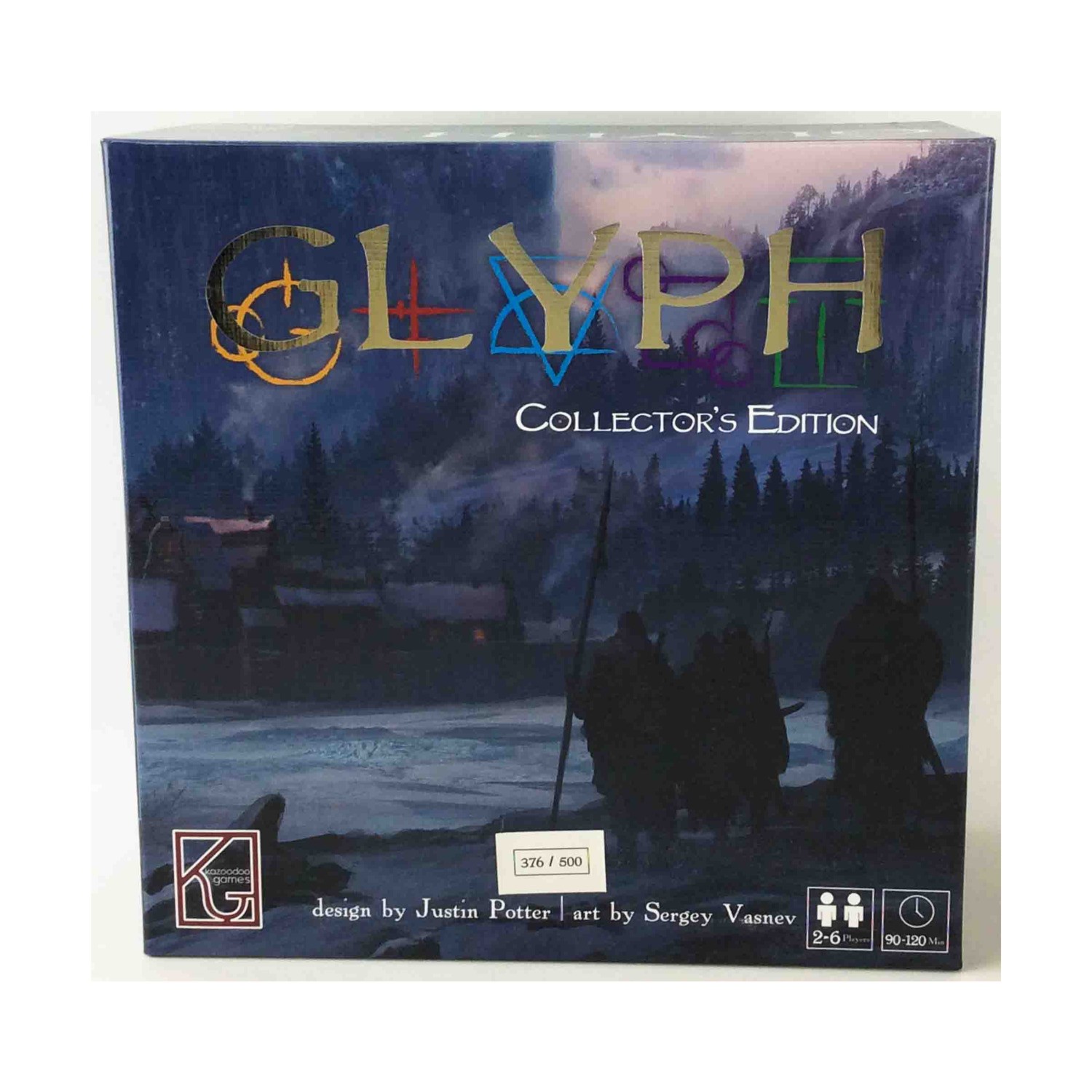 Kazoodoo Games Board Game Glyph (Collector’s Ed) Box NM