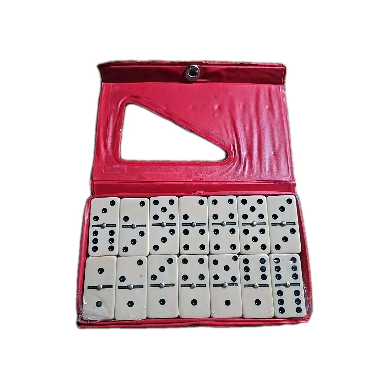 Dominoes – 28pcs with Snap Case – Double Six Brand