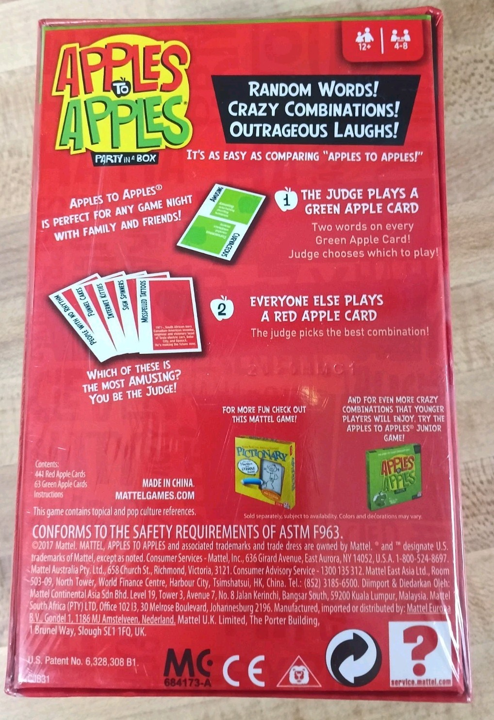 Apples to Apples Travel Size Game – Sealed New