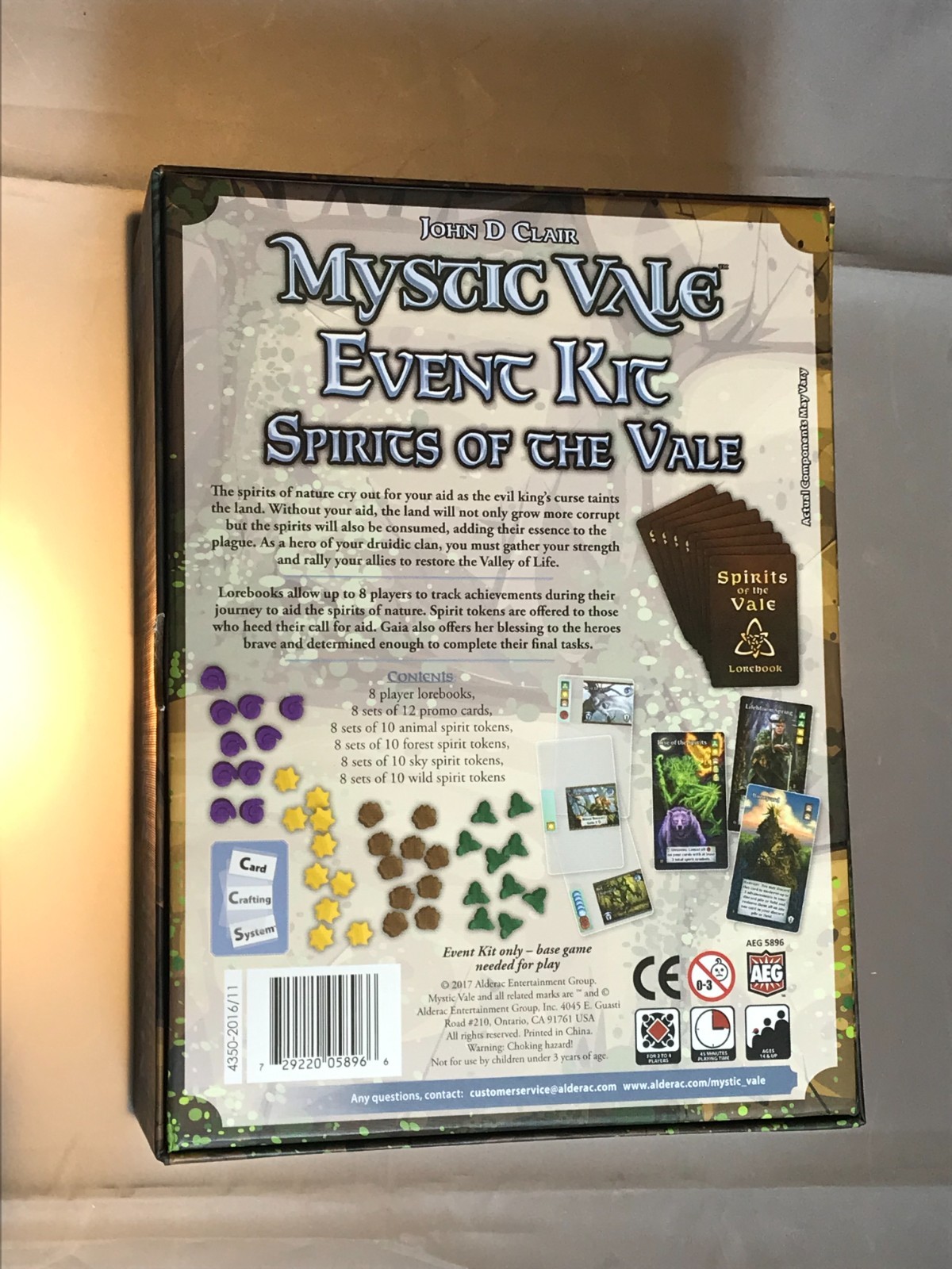 New New Mystic Vale Spirits of the Vale Event Kit Promo Set (single set w/ box)