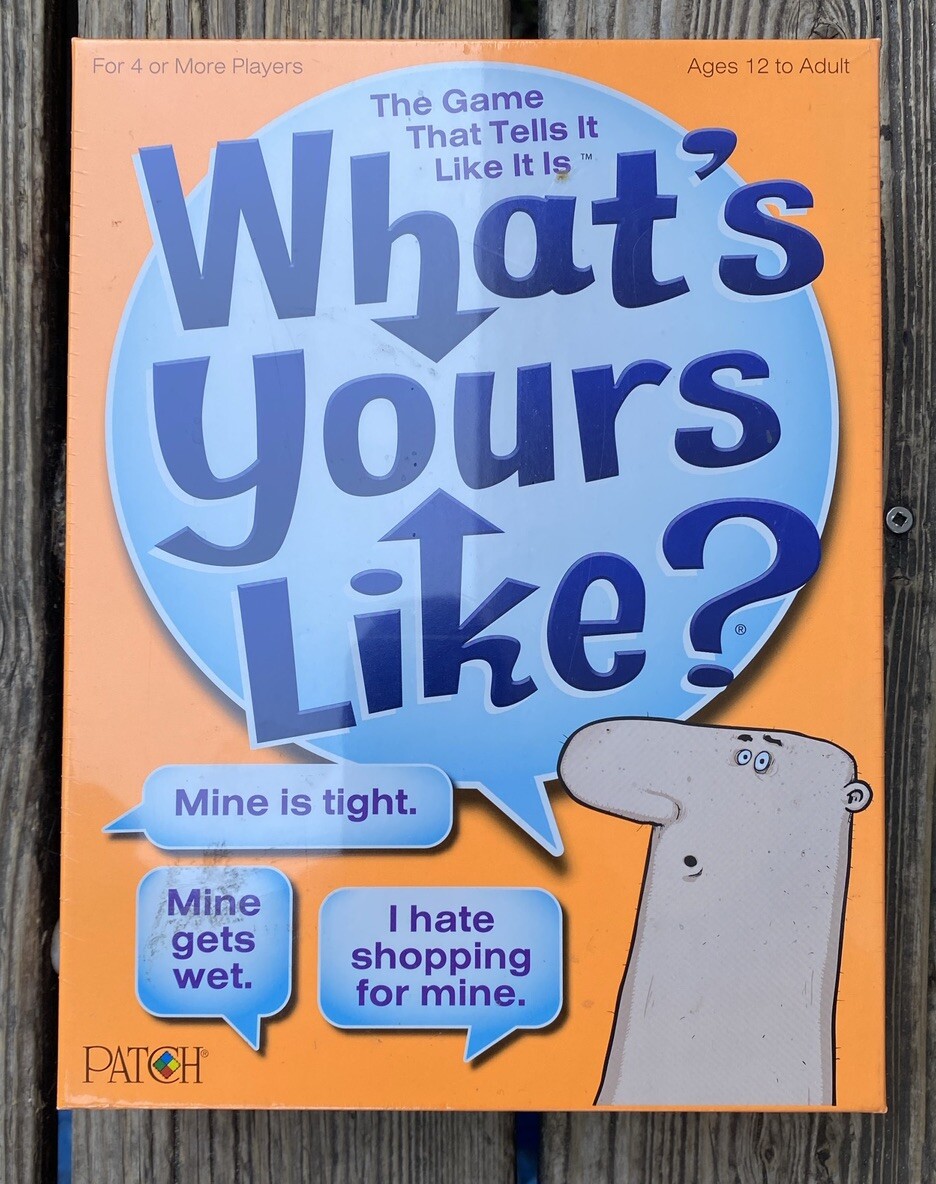 Sealed, Never opened! PATCH WHAT`S YOURS LIKE? THE CLEVER WITTY OUTRAGEOUS GAME