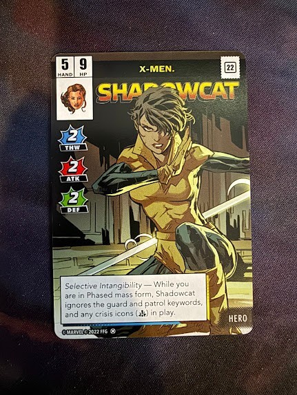 [Marvel Champions LCG] Shadowcat(Alternate Art) – Mutant Genesis Promo Card – NM
