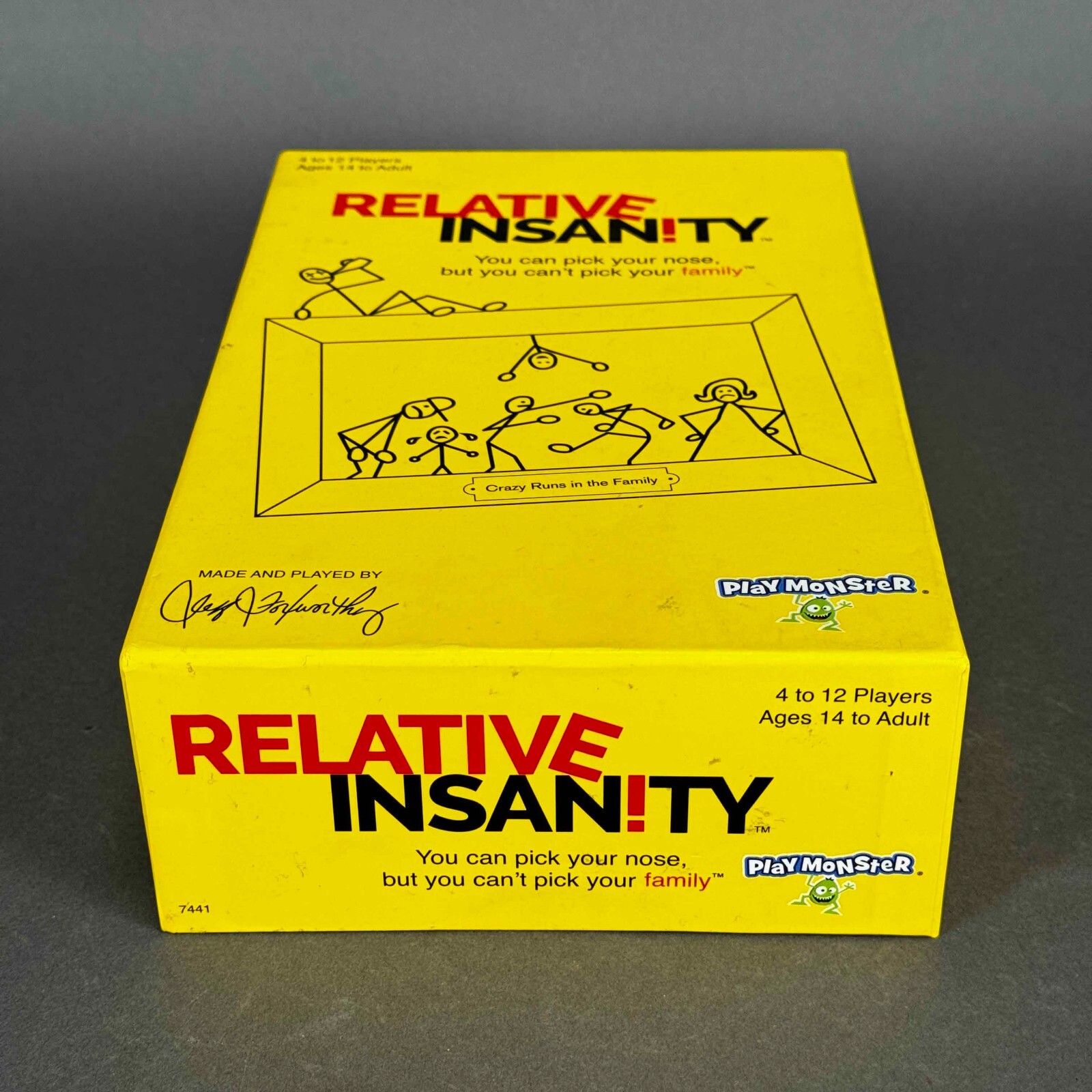 Open Box w/ Sealed Cards Relative Insanity Family Game Play Monster Foxworthy