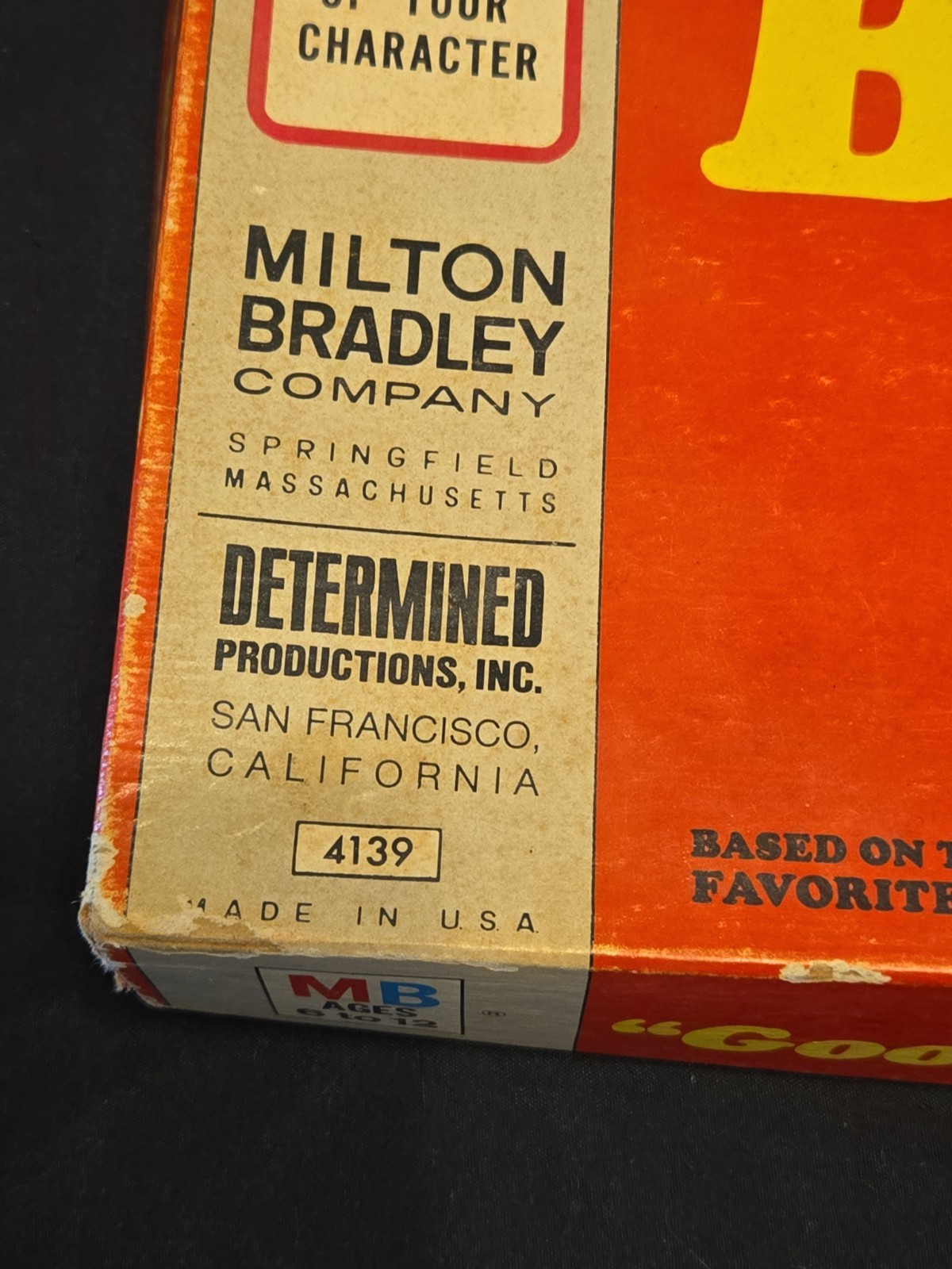 Vintage 1971 Milton Bradley GOOD OL CHARLIE BROWN Board Game 4139 Used