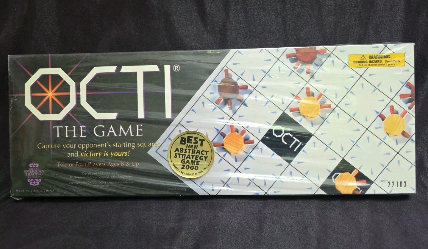 Octi The Game Best New Abstract Strategy Game Award 2000 New Sealed