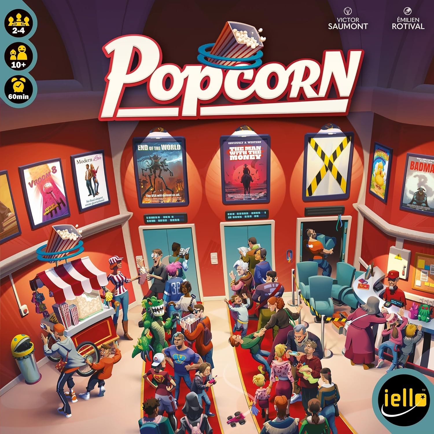 Experience Cinematic Fun with POPCORN: A Board Game of Movie Theater Management
