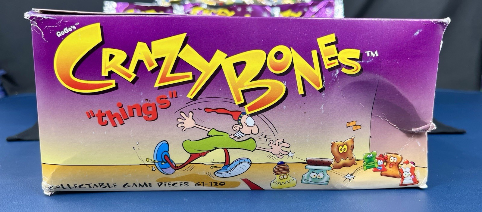 10 Sealed Packs GoGo’s Crazy Bones Things & Empty Display Box