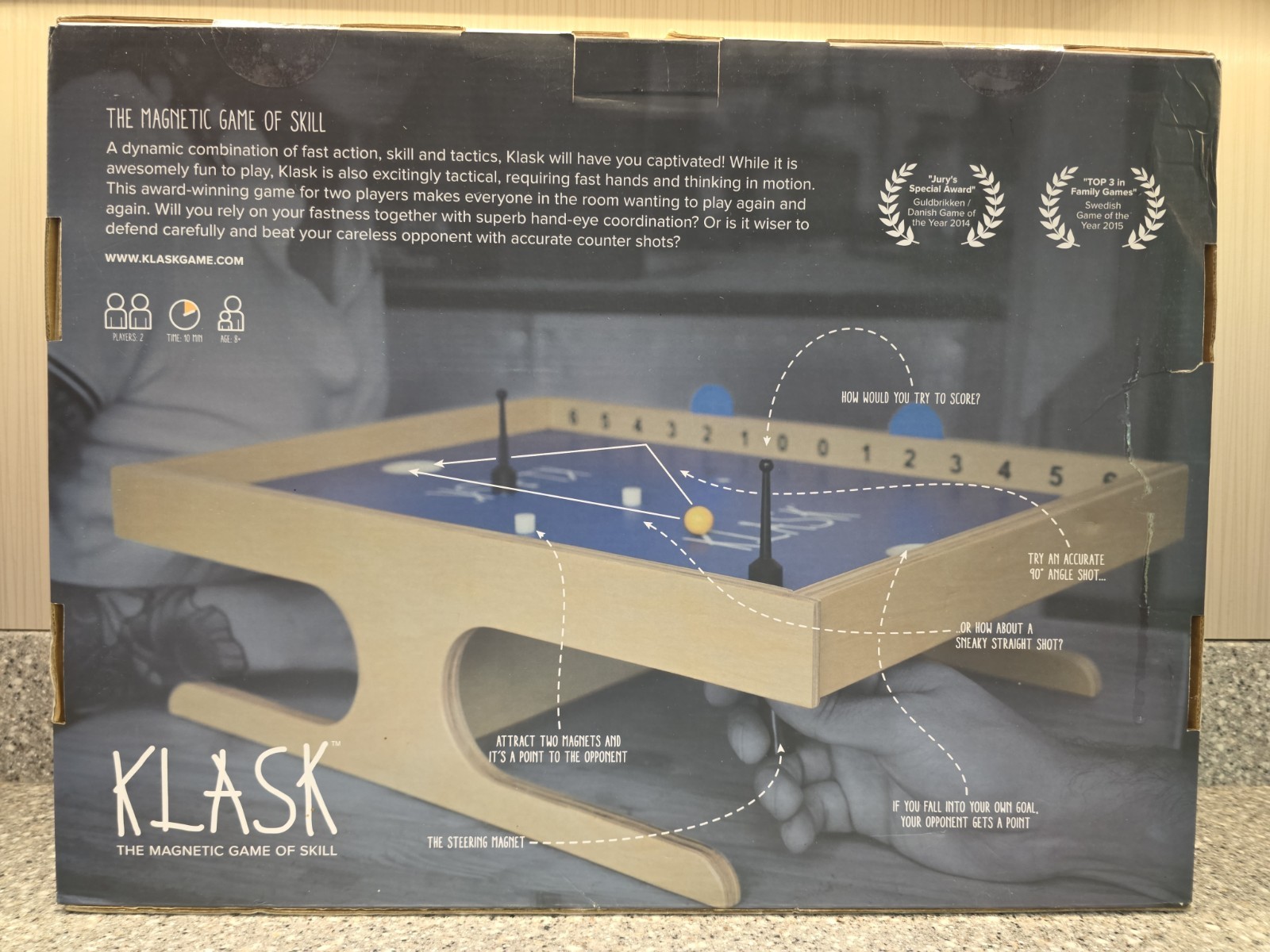 Klask The Magnetic Game Of Skill 2015 Marbles Brain Workshop Sealed