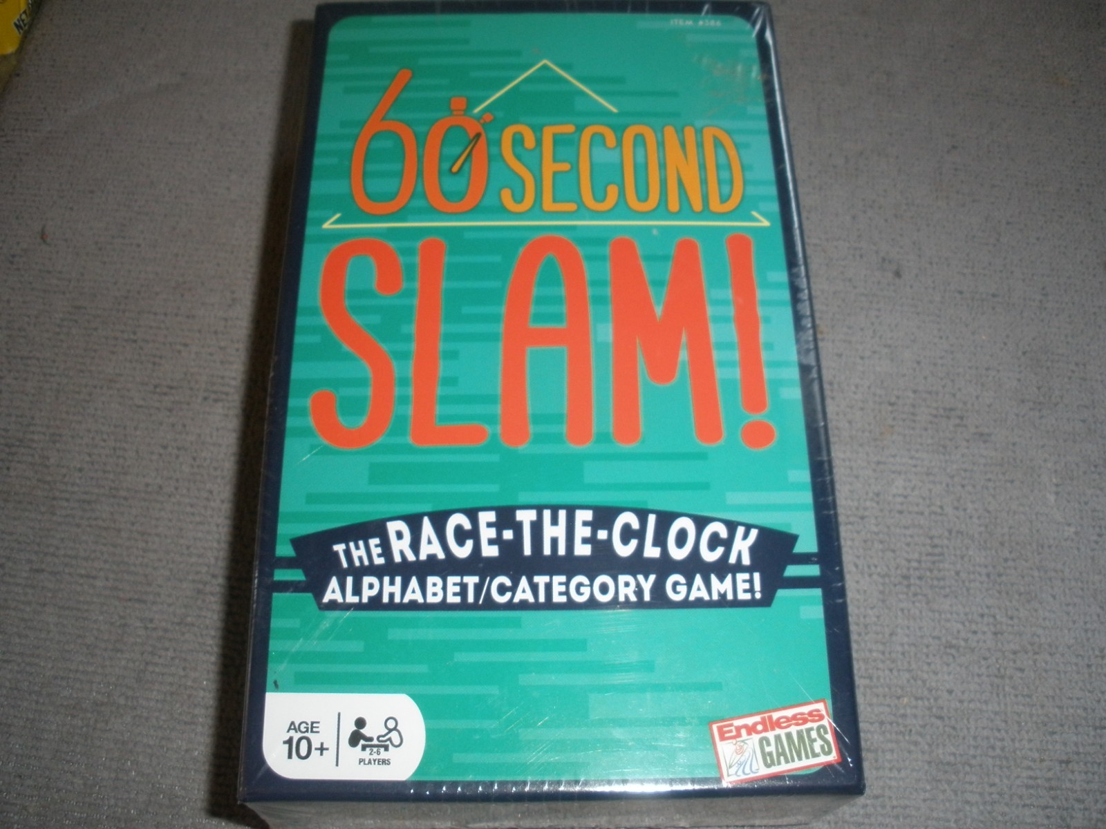 NEW Endless Games 60 Second Slam Race the Clock Alphabet/Category Game