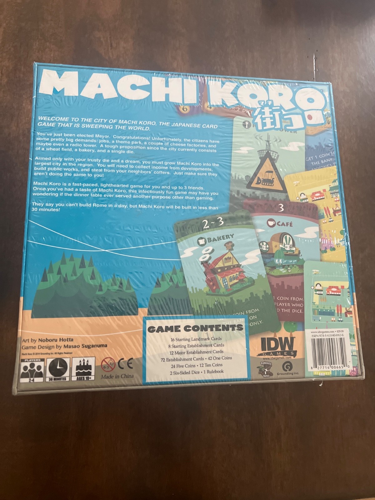 Machi Koro Board Game SEALED 2015 IDW Edition – City Building Dice Fun!
