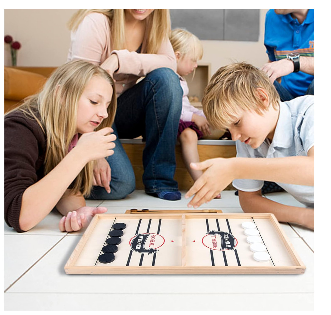NEW Foosball Fast Sling Puck Hockey Board Game Family Party Toys Free Us Ship