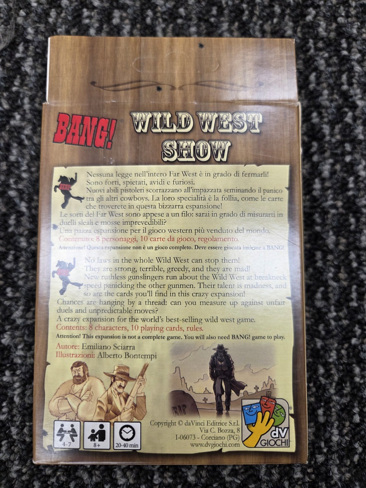 Bang Expansion Pack, The Wild West Show 10 Additional Cards