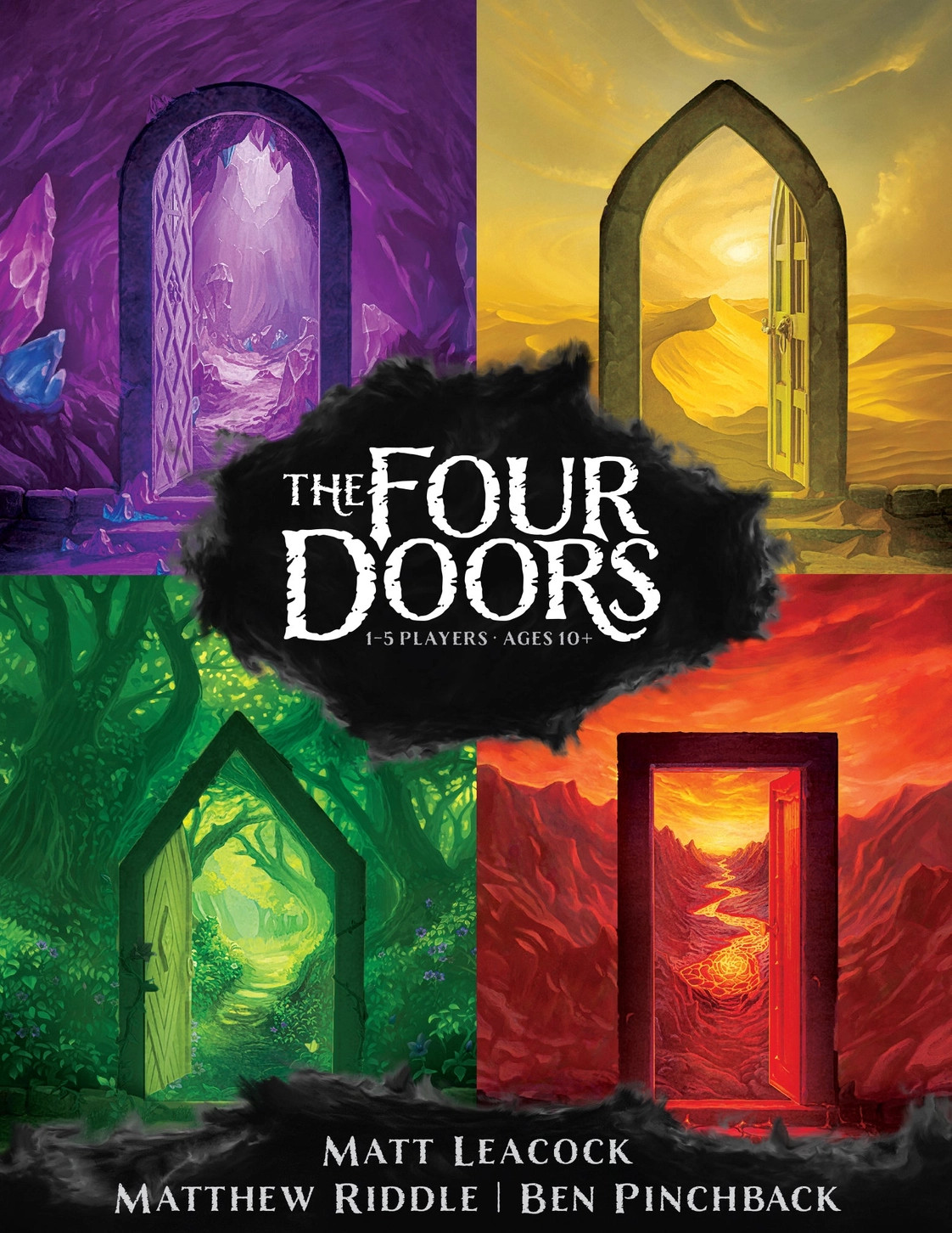 The Four Doors Card Game Happy Camper HCG-2005 Family Solo Matt Leacock 4