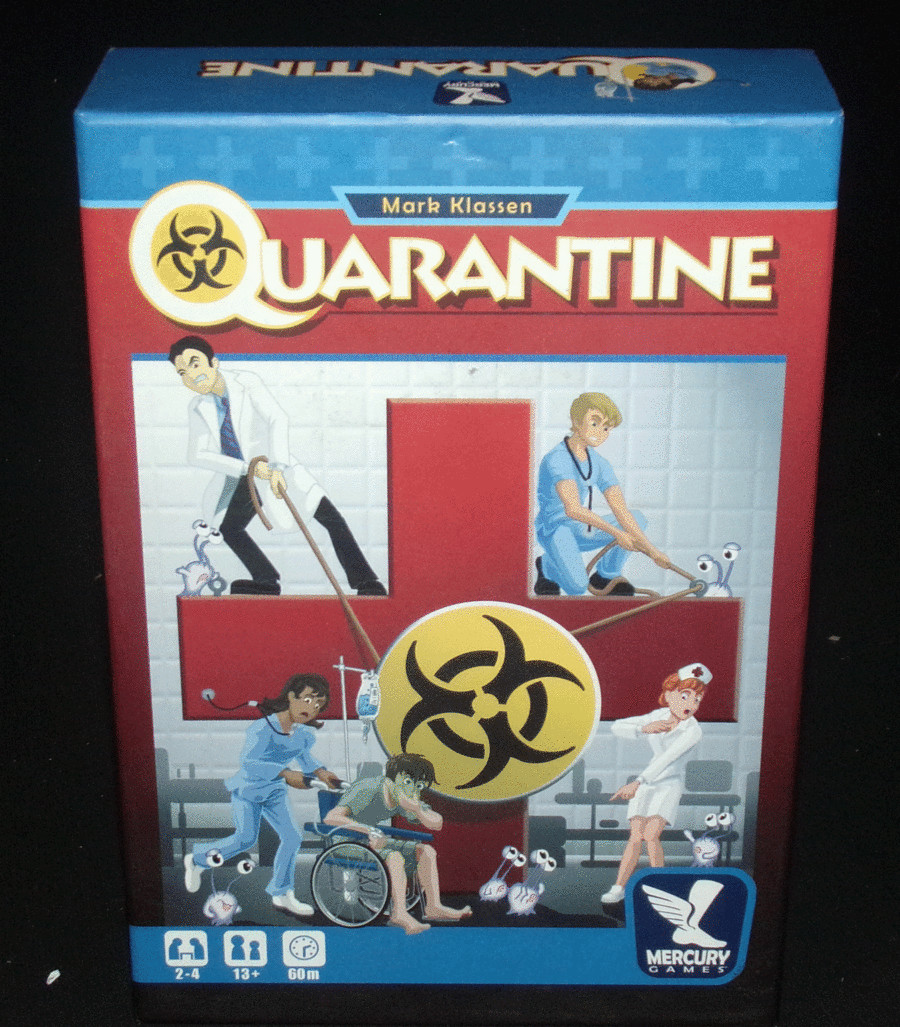 Mercury Games Quarantine Hospital Themed Strategy Board Game Complete