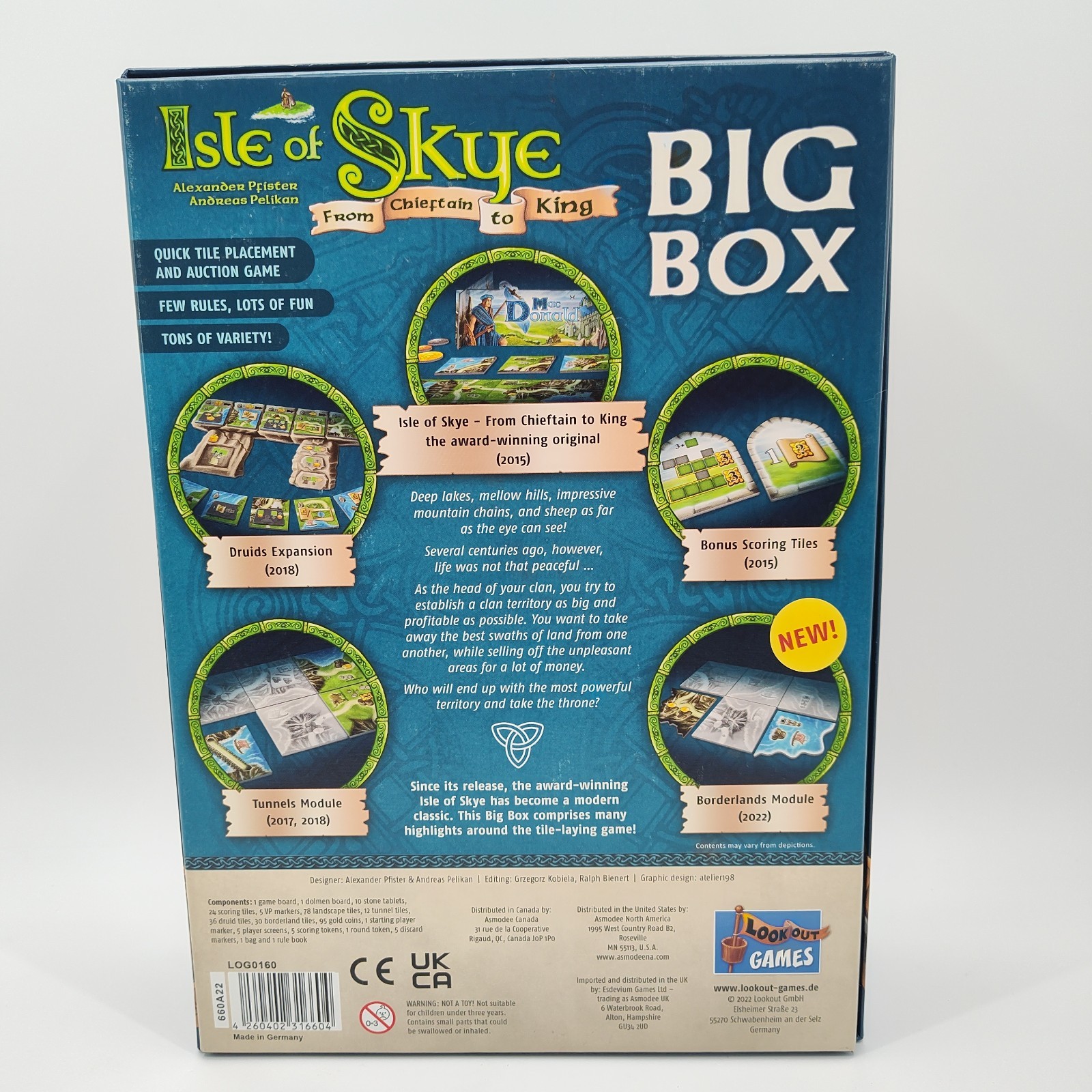 Isle Of Skye From Chieftain To King Board Game Big Box Edition COMPLETE!