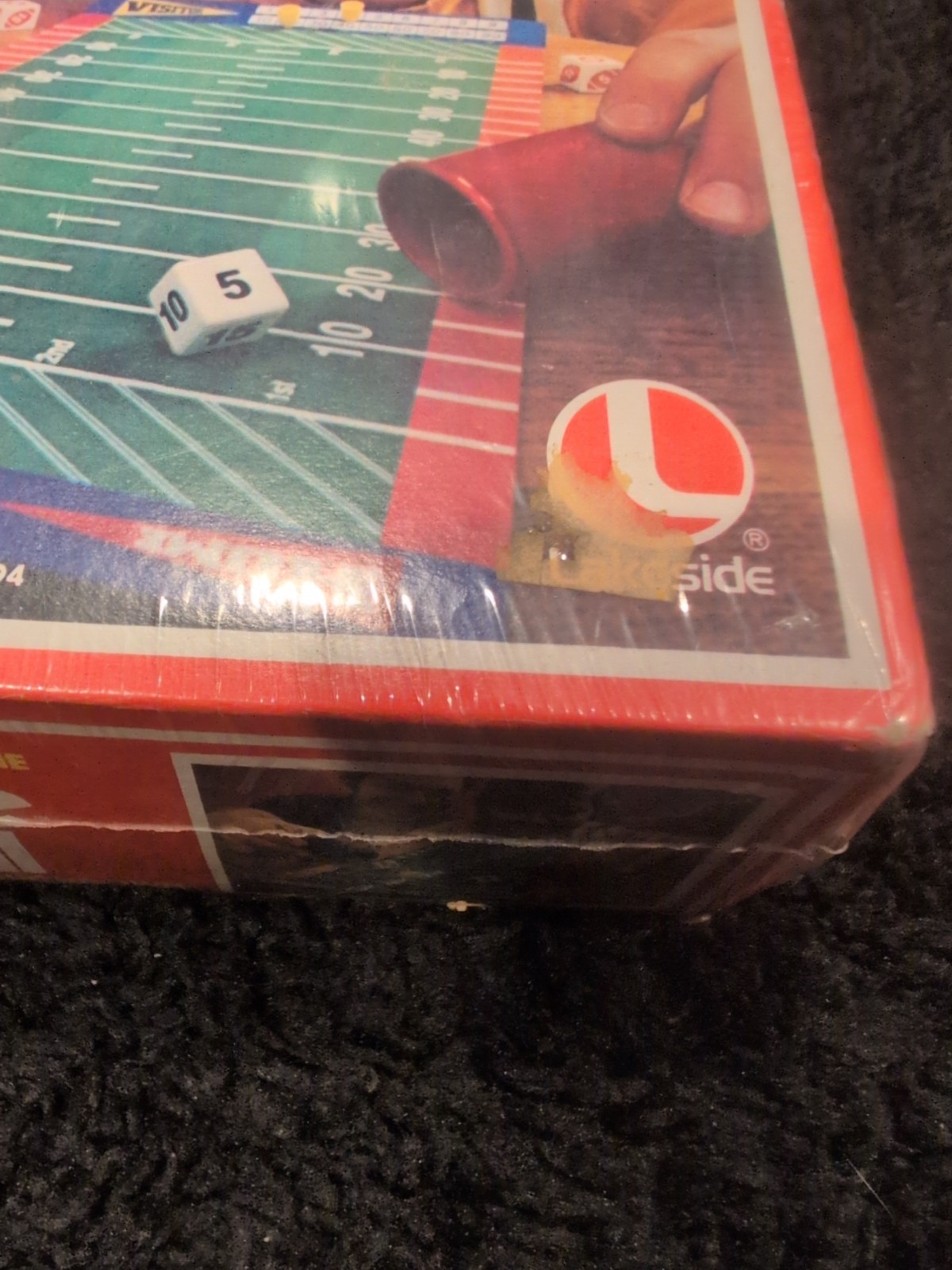 Half-Time Football Sports Dice Game Lakeside Vintage Sealed NOS