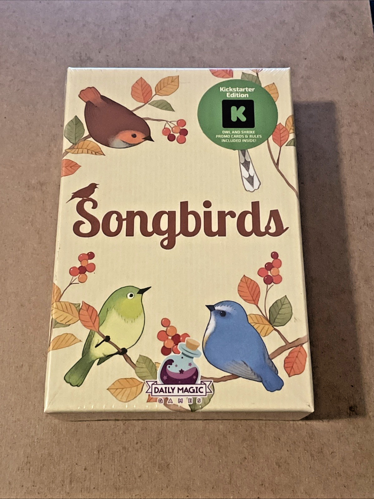 Songbirds | Kickstarter Edition | Daily Magic {NEW_SEALED_SHRINK} MINT