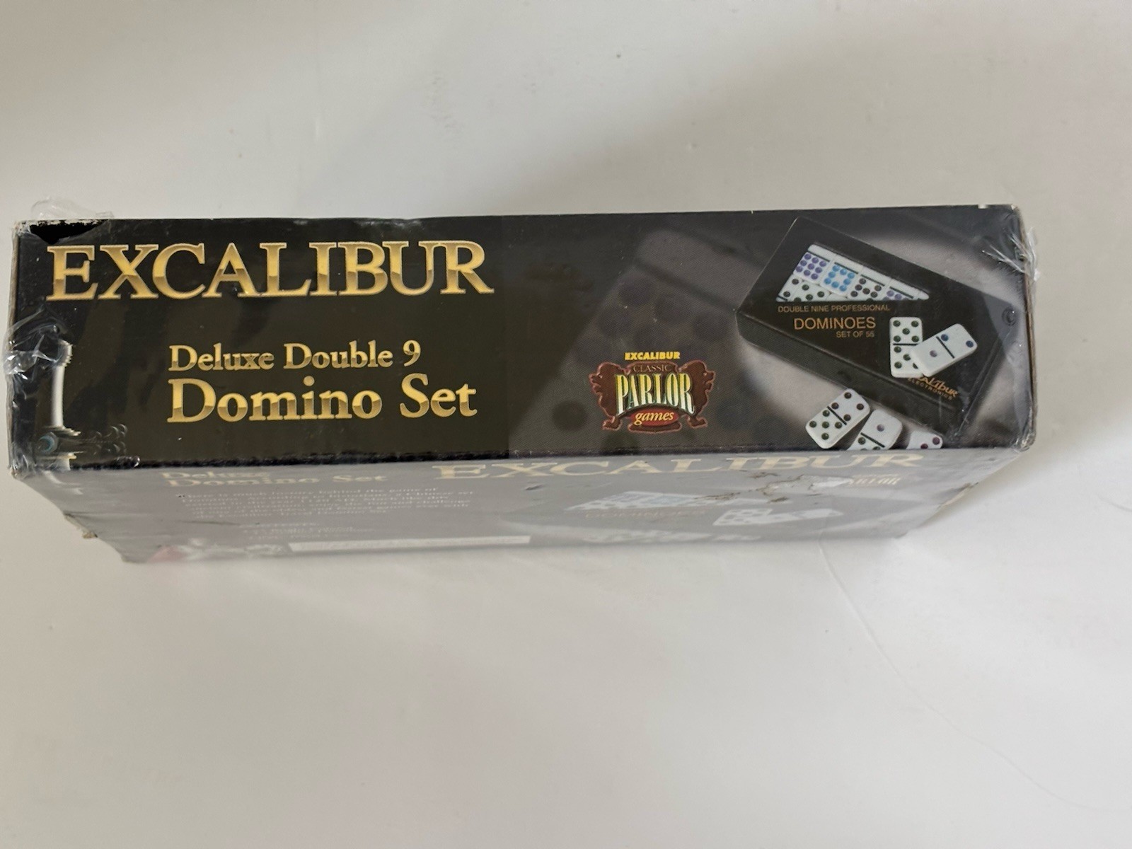 Excalibur Deluxe Double 9 Domino Set, Unused in Original Shrink-Wrap