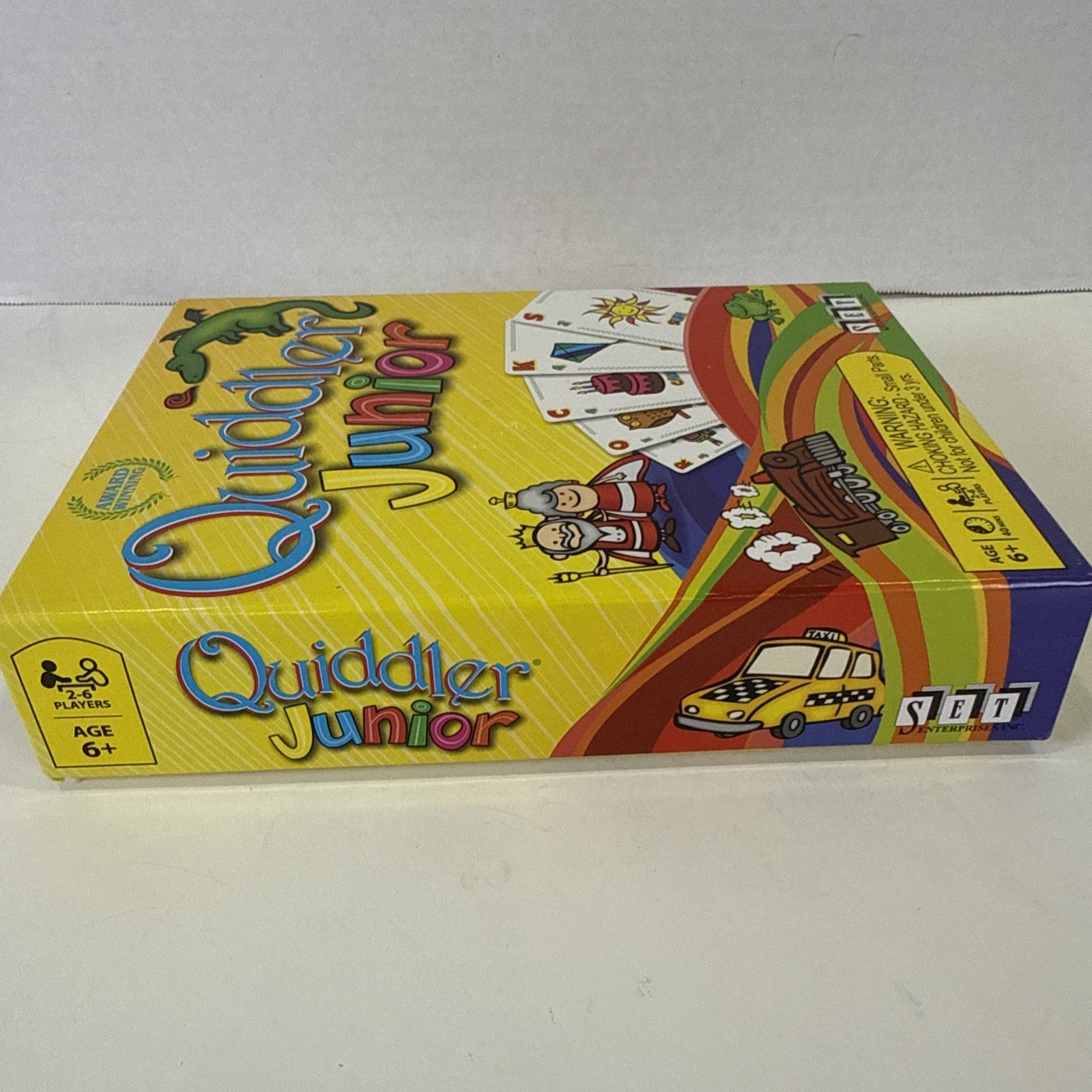 Quiddler Junior Set Enterprises Inc Game COMPLETE Ages 6+ Word Game Vocabulary
