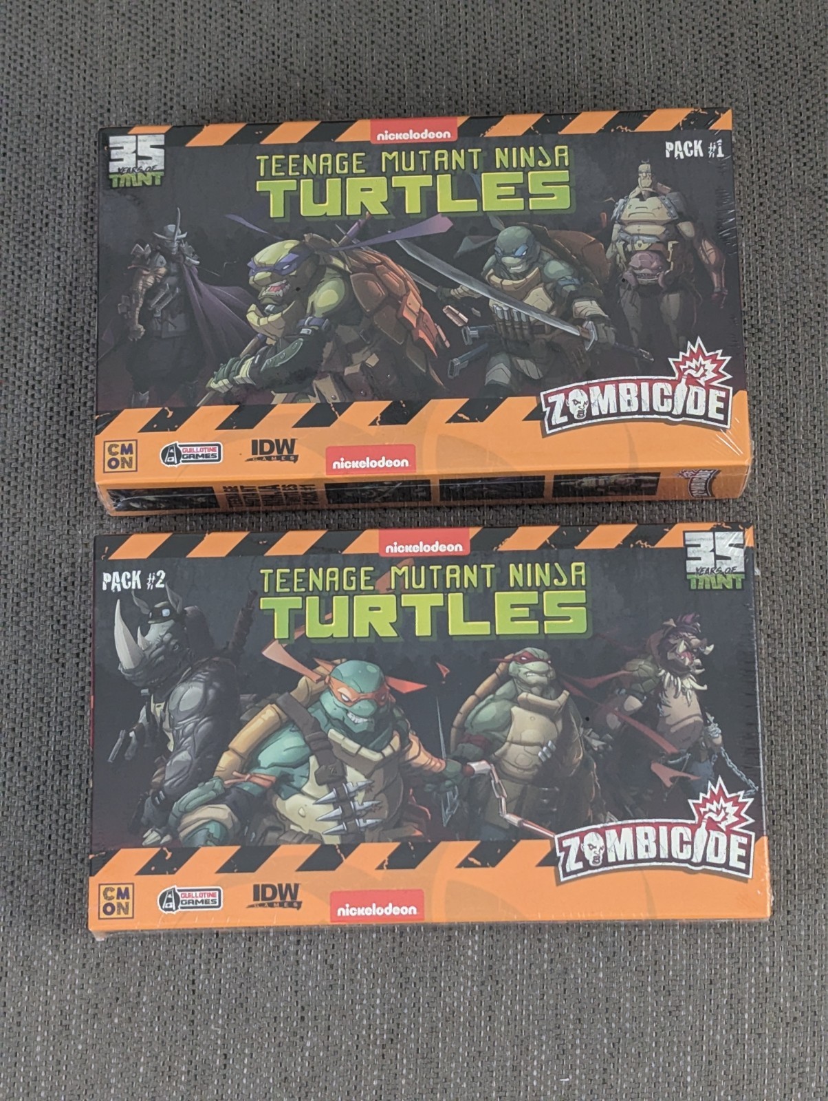 Zombicide: Teenage Mutant Ninja Turtles Pack 1 and 2 Expansion Set CMON TMNT New