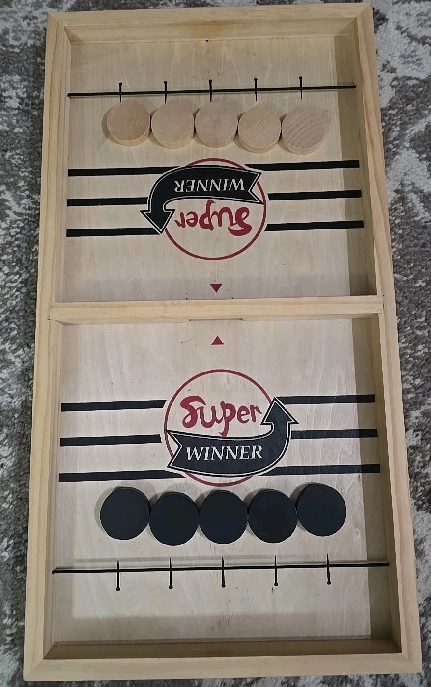 Large Fast Sling Puck Table Game Night Hockey Board Game Board Game Super Winner