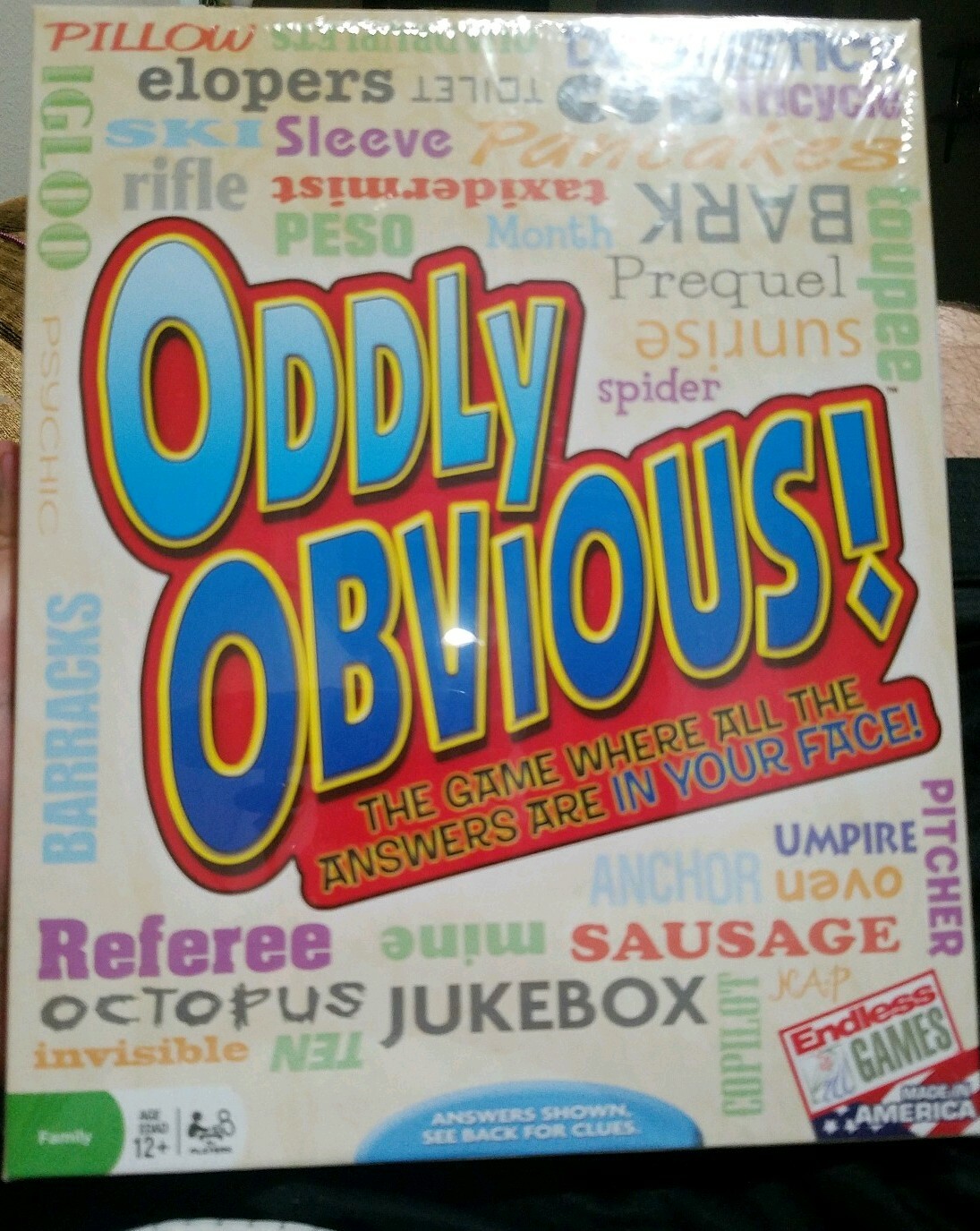 ODDLY OBVIOUS! THE PARTY GAME WHERE THE ANSWERS ARE IN YOUR FACE ENDLESS GAMES