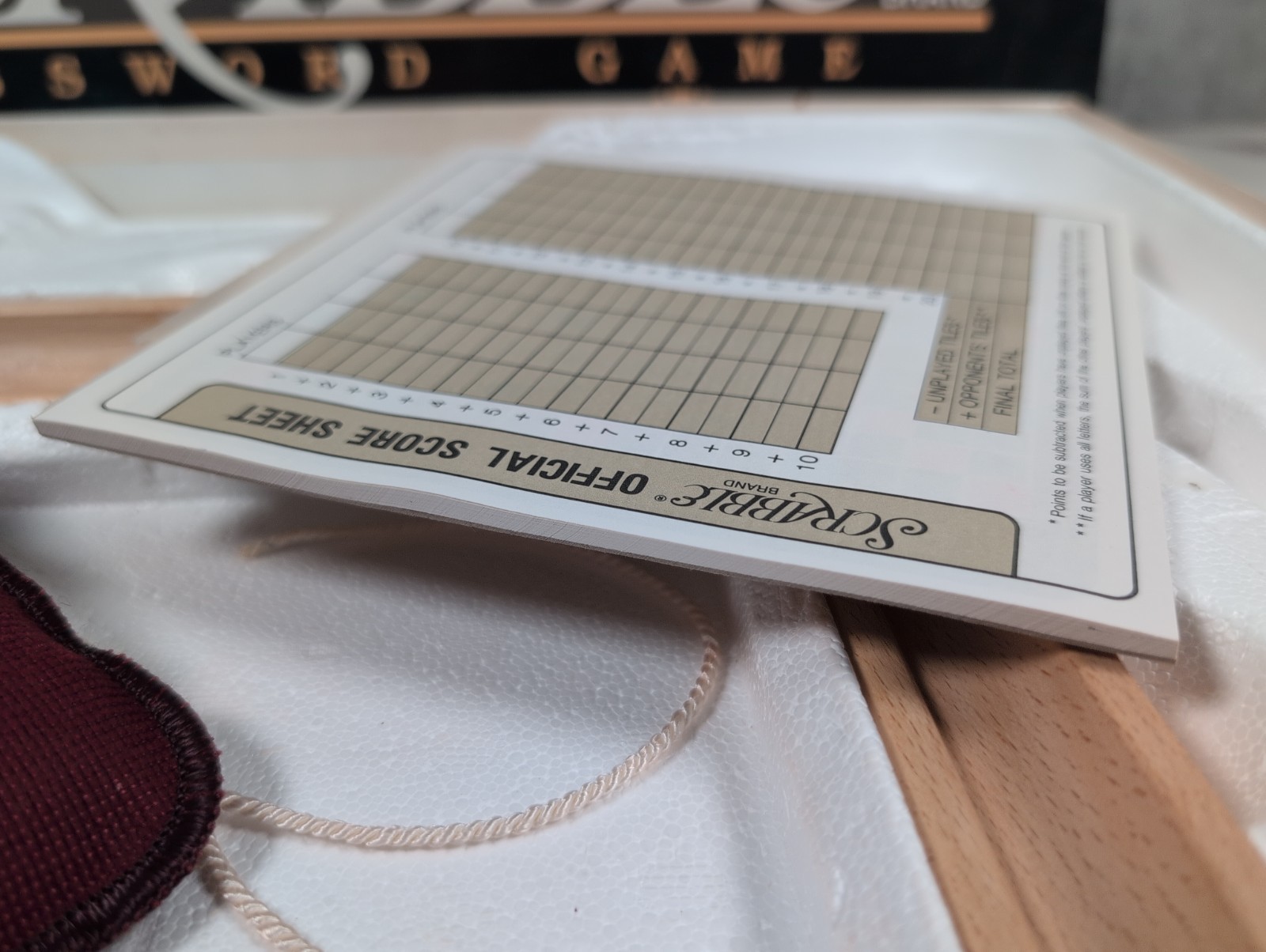 1989 Scrabble Deluxe Edition Turntable Board Game Milton Bradley #4034 Complete