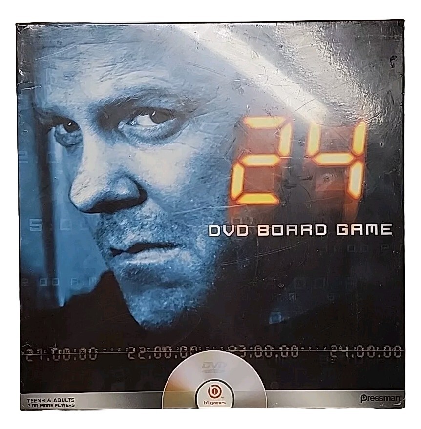 New 24 DVD Board Game Action Packed for Teens and Adults 2006 with Jack Bauer