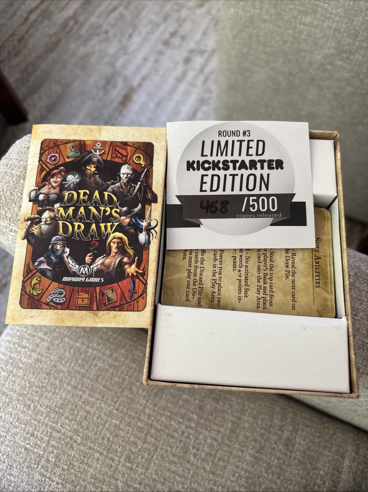 Dead Man’s Draw Card Game Mayday Games Press Your Luck Kickstarter Edition