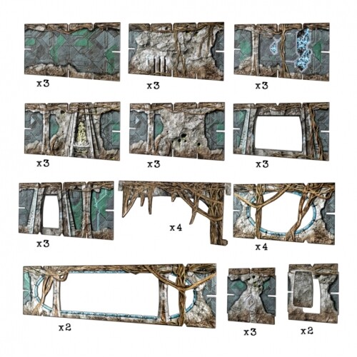 Tabletop Terrain – Alien Catacombs (178-Piece) – English