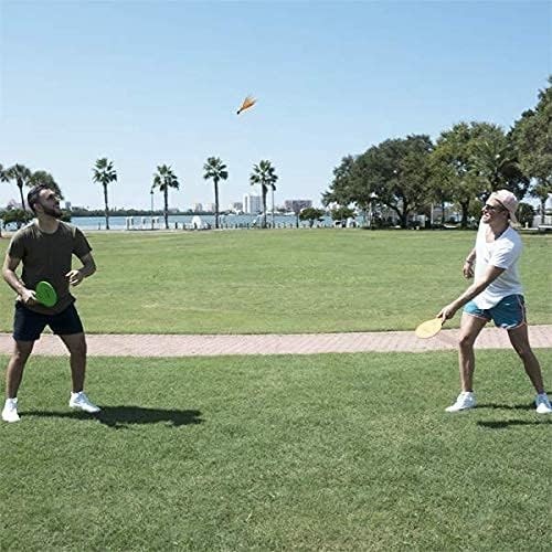 Jazzminton Paddle Ball Game LED Birdies, or Light Up Shuttlecock – New and Im…
