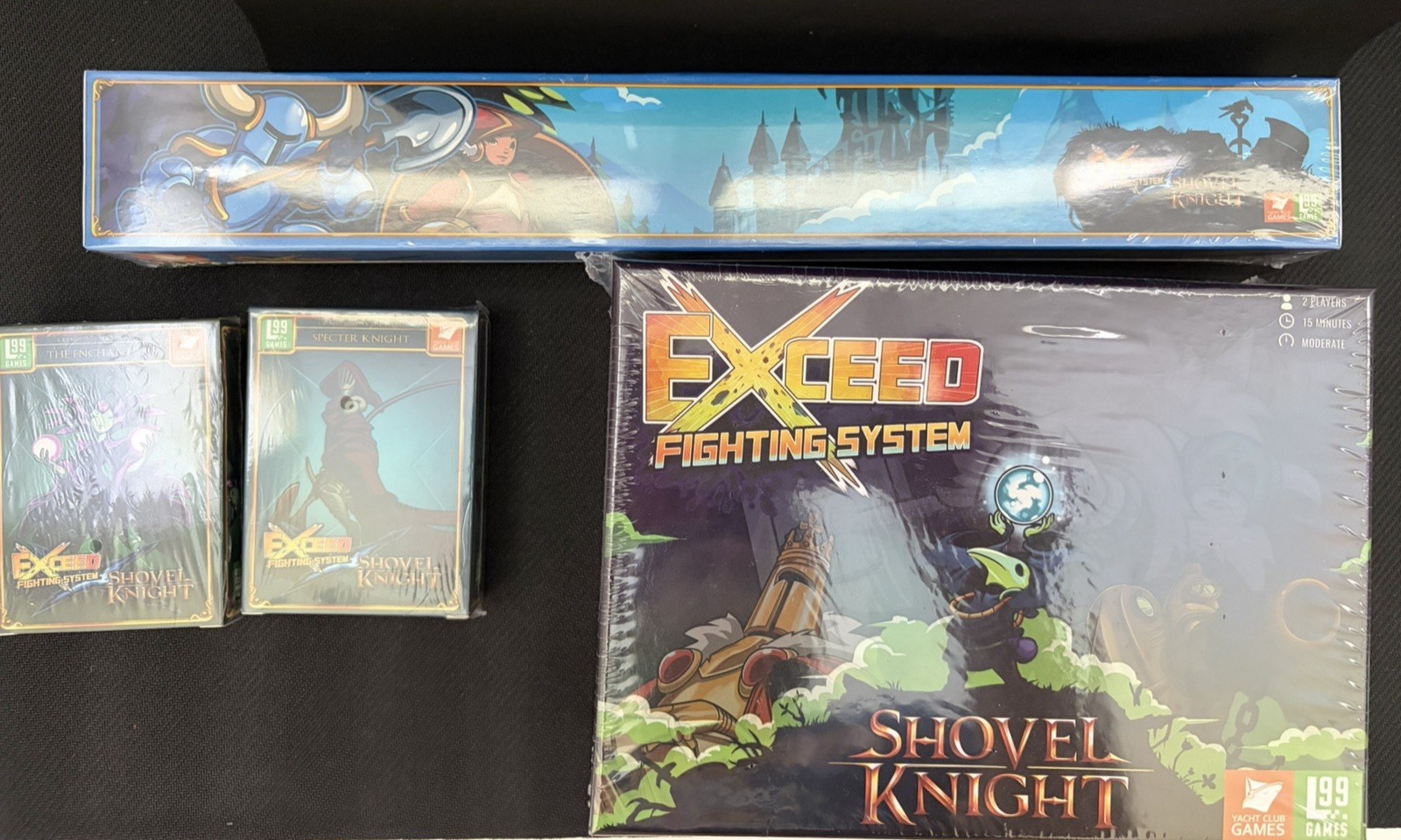 Exceed Fighting System Shovel Knight Bundle! Specter Knight/Enchantress Decks!
