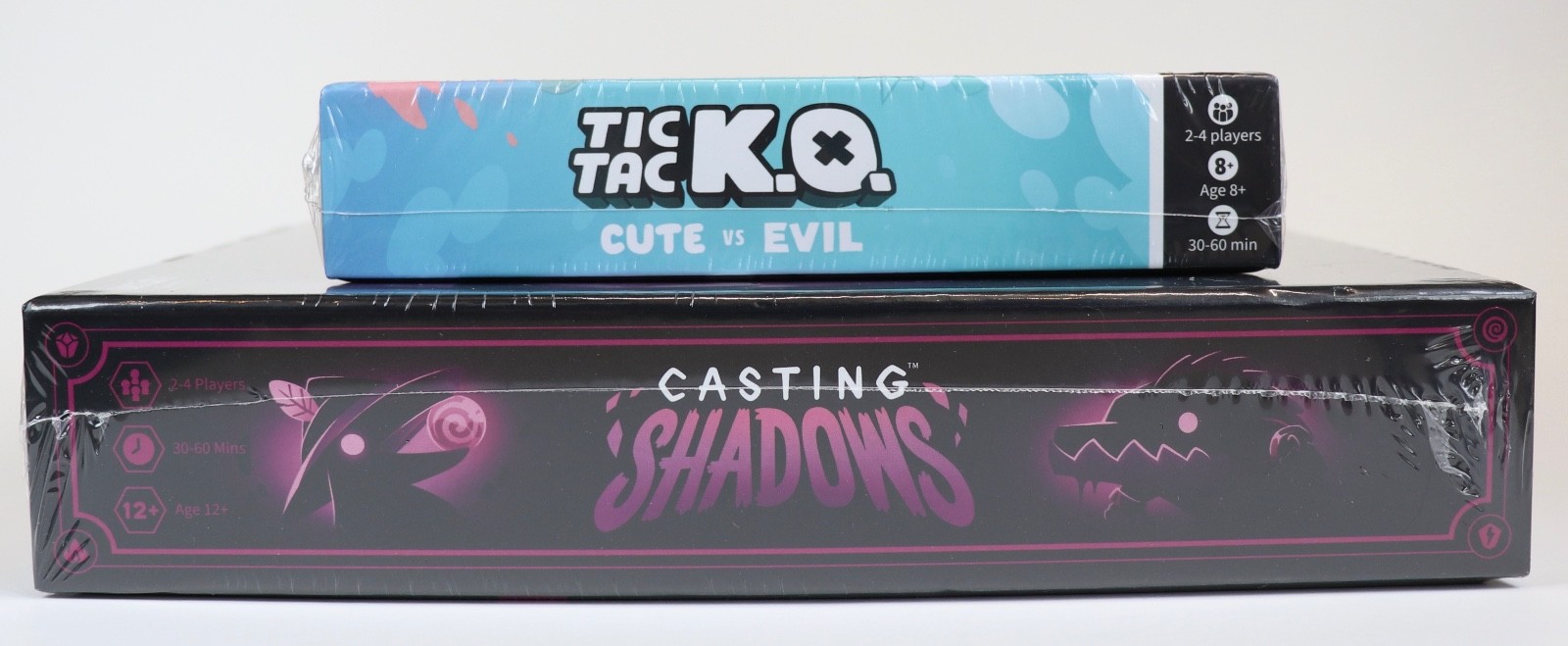 Casting Shadows + Tic Tac KO Cute Vs Evil Unstable Games Strategy 2-4players NEW