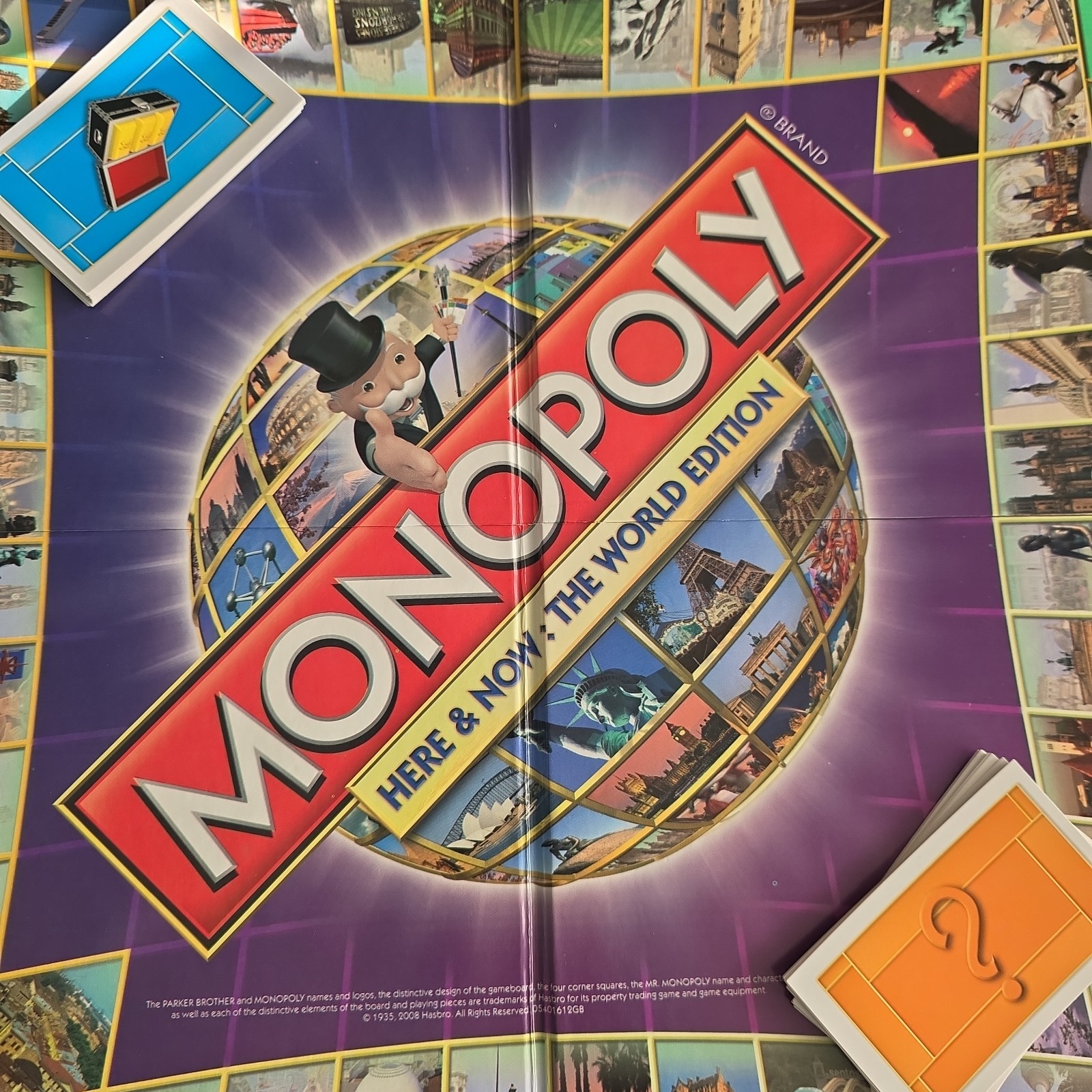 Monopoly Here and Now World Edition COMPLETE Unit Works Parker Brothers 2008
