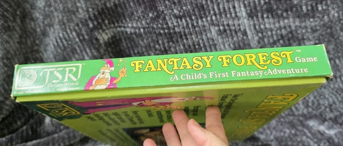 Vintage Rare TSR Fantasy Forest Board Game 1980 Complete Kids Dungeons & Dragons