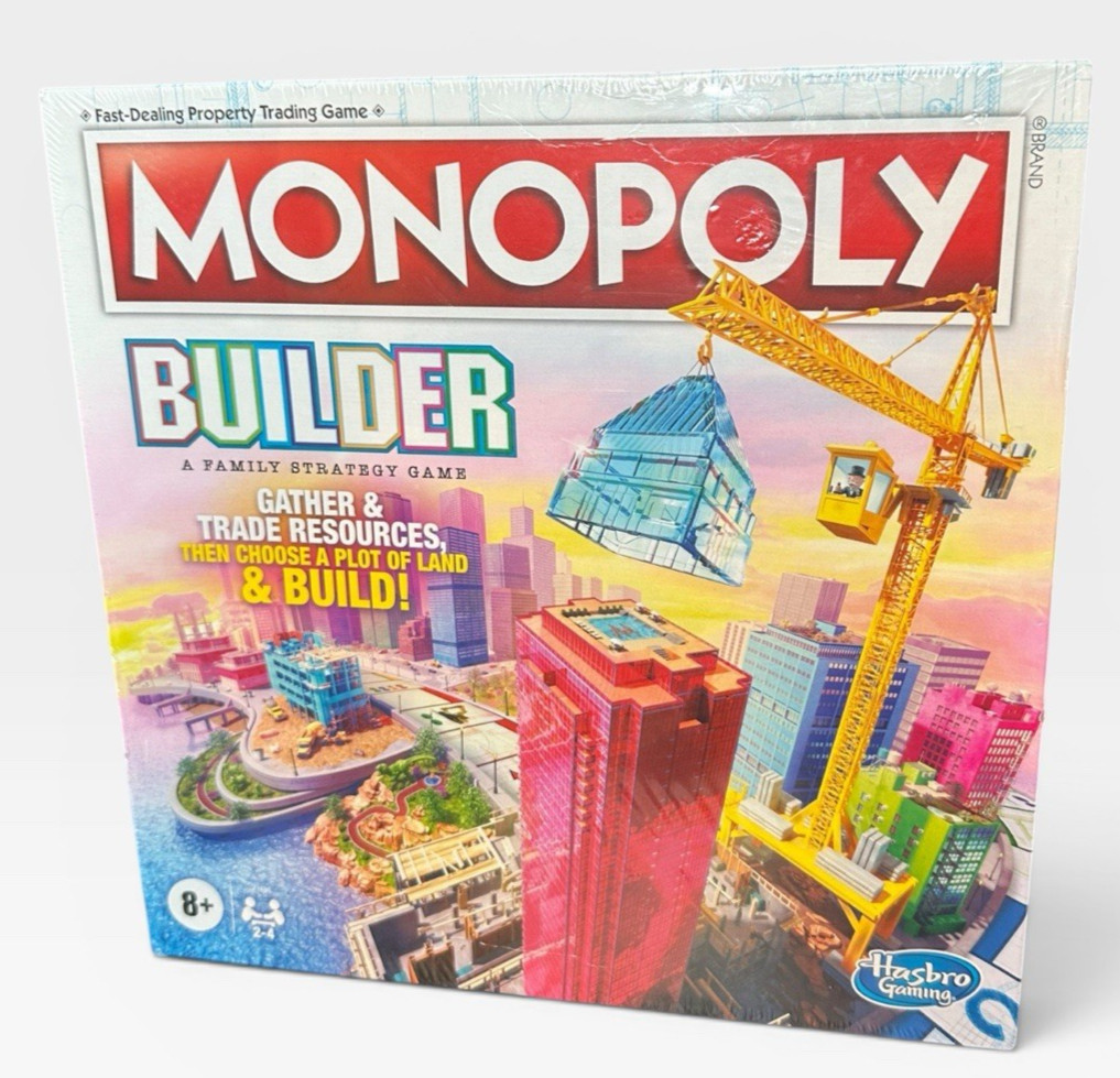 Monopoly Builder Board Game Hasbro F1696 NEW Sealed Discontinued Family Game