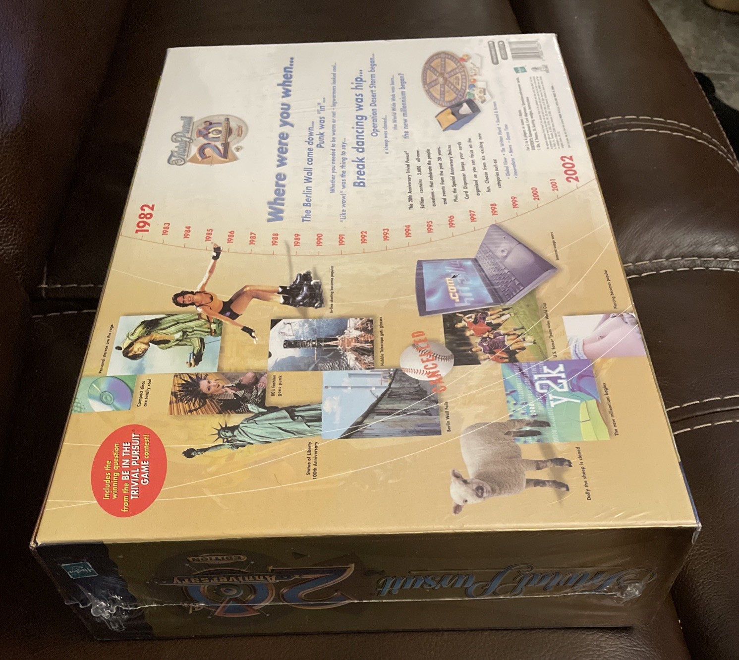 Trivial Pursuit 20th Anniversary Edition 80s 90s Early 2000’s New Sealed