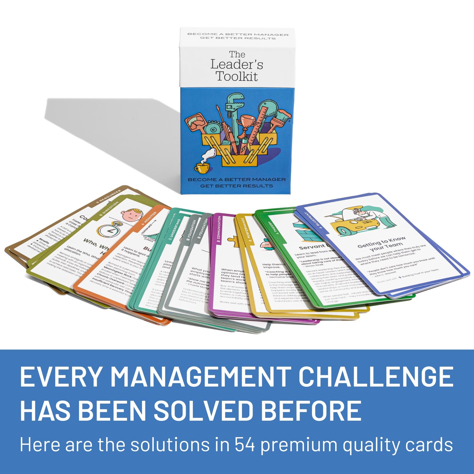 The Leader’s Toolkit: 54 Problem-Solving Cards – Strengthen Team Performance,